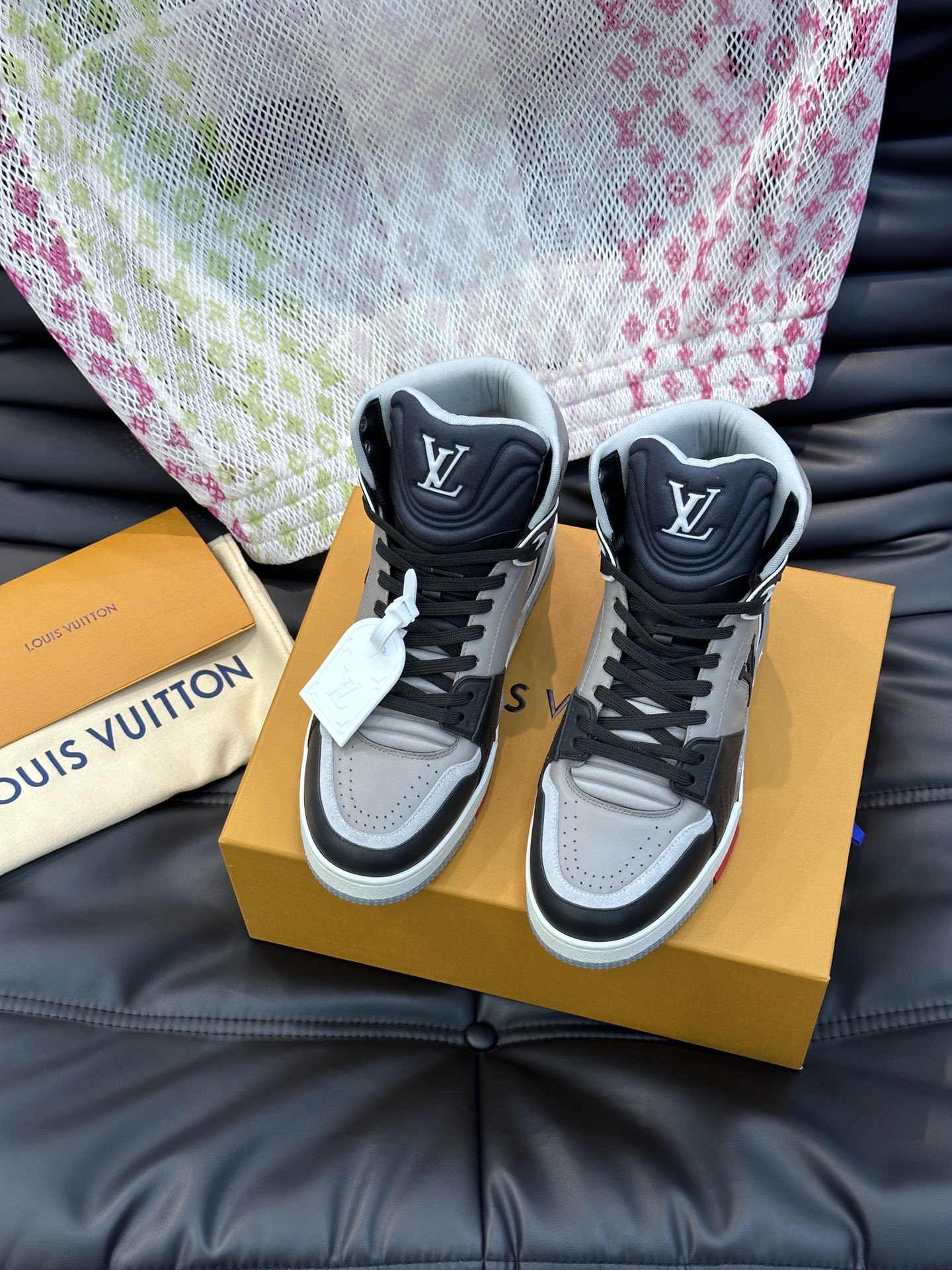 Louis Vuitton Shoes Sneakers Top Fake Designer
 Cowhide TPU Fall/Winter Collection Fashion High Tops