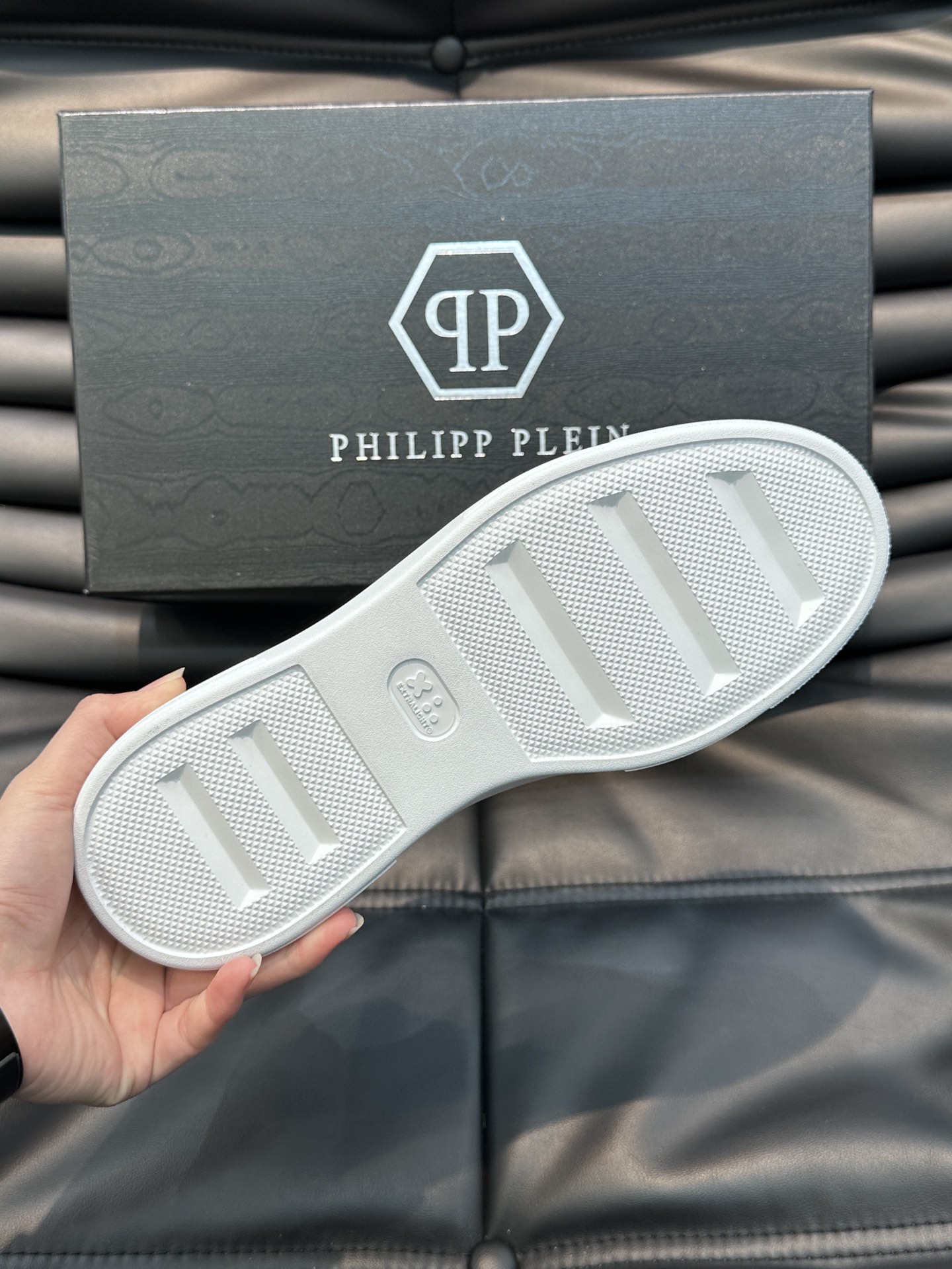 PHILIPPPLEIN-菲利普普莱茵德国潮牌男士低帮板鞋牛皮拼色设计鞋面皮牛皮打造牛皮内里超轻大底脚感