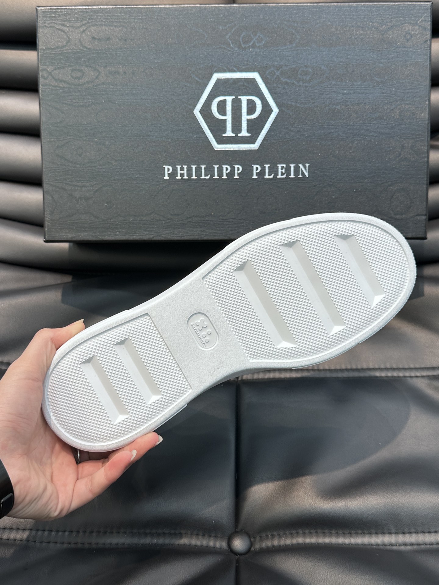 PHILIPPPLEIN-菲利普普莱茵德国潮牌男士低帮板鞋牛皮拼色设计鞋面皮牛皮打造牛皮内里超轻大底脚感