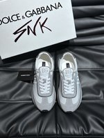 Buy Cheap
 Dolce & Gabbana Shoes Sneakers Splicing Men Cowhide Rubber Spring Collection Fashion Casual