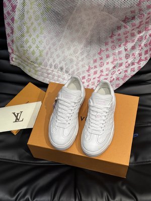 Louis Vuitton Sale
 Skateboard Shoes Sneakers White Women Cowhide Rubber Casual