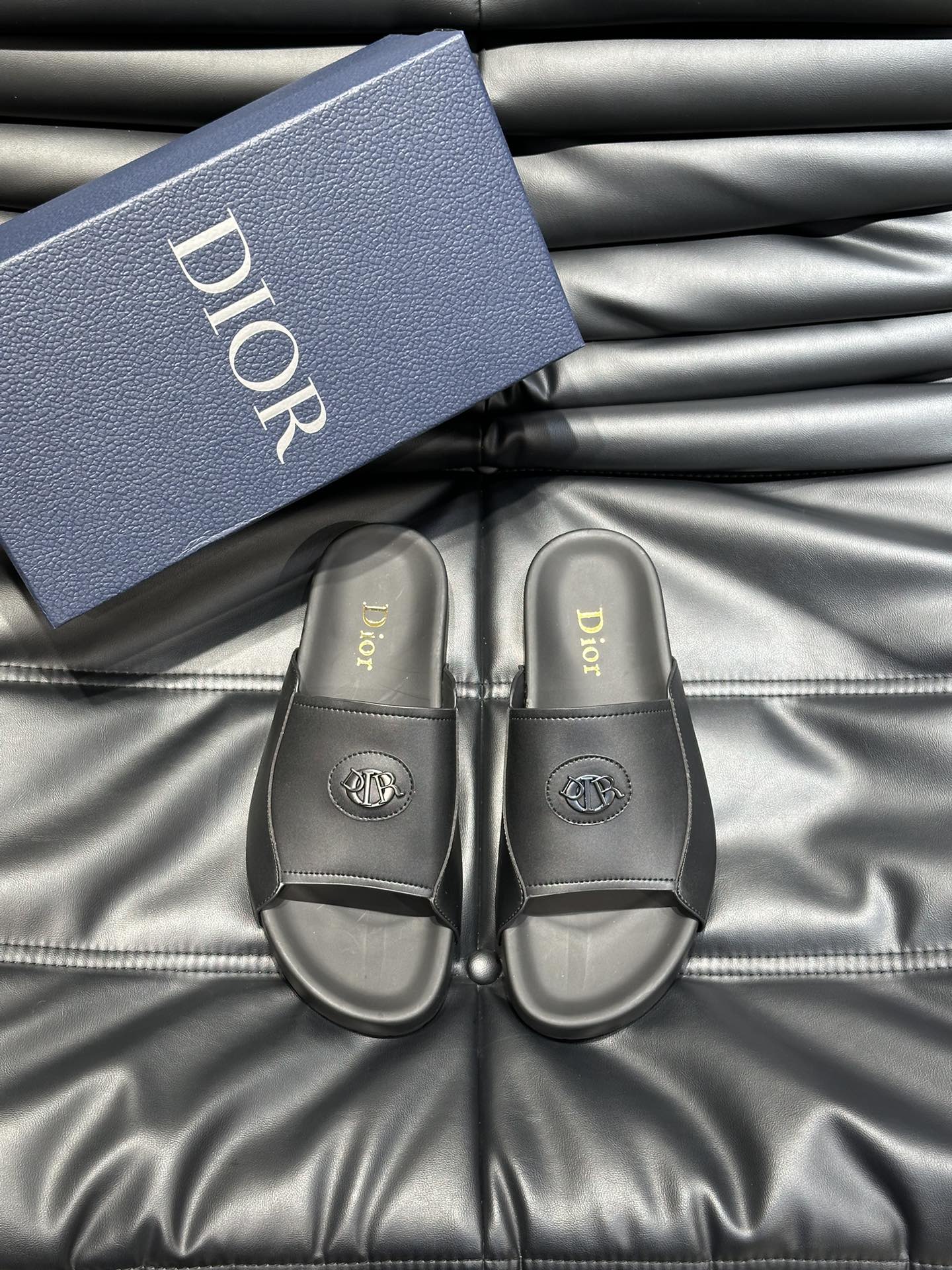 Dior Perfect 
 Shoes Slippers Men Cowhide Summer Collection Casual
