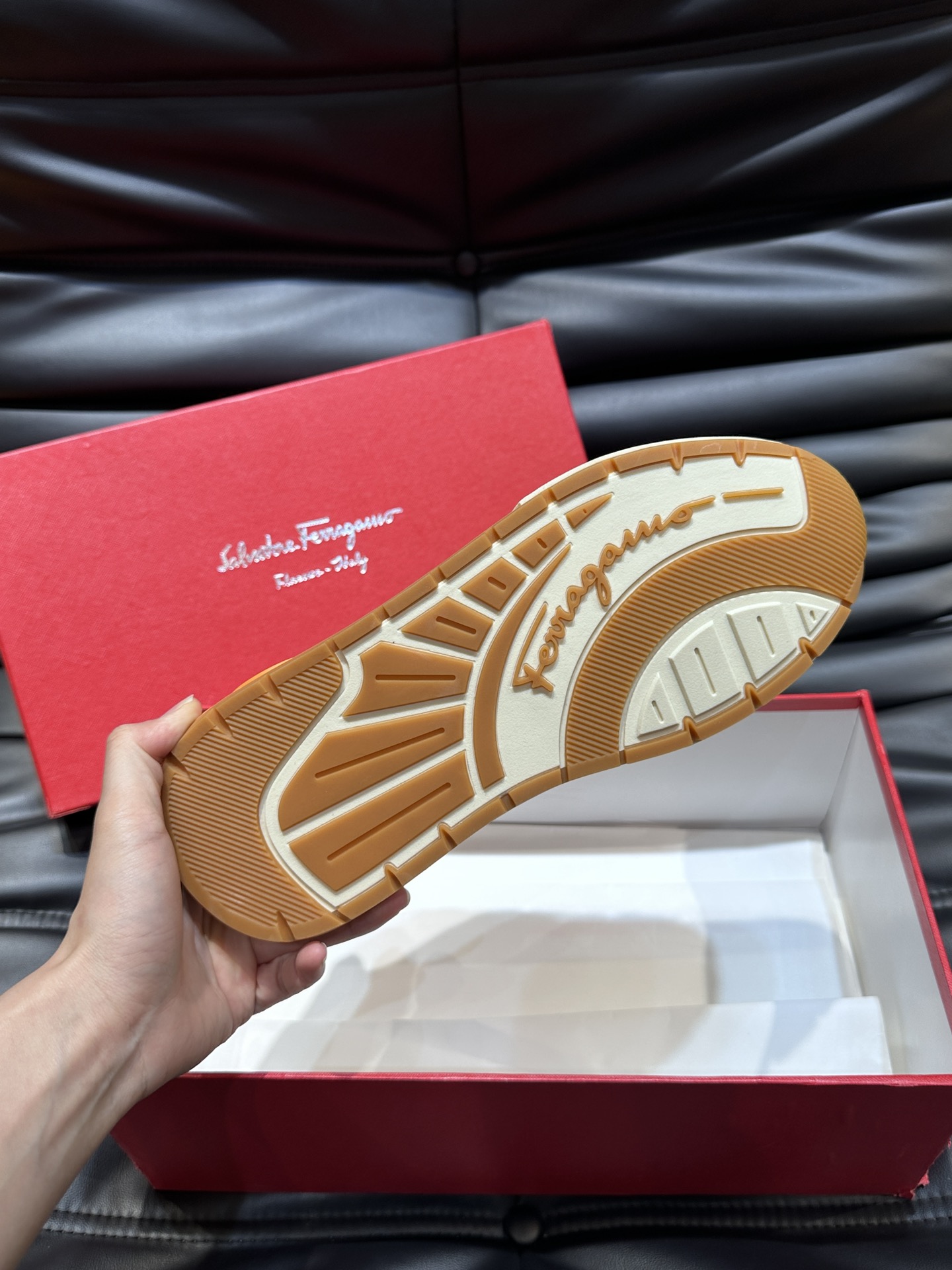 Ferragamo Haute Couture Classic Luxury Leather Shoe Loafer Shoes 9