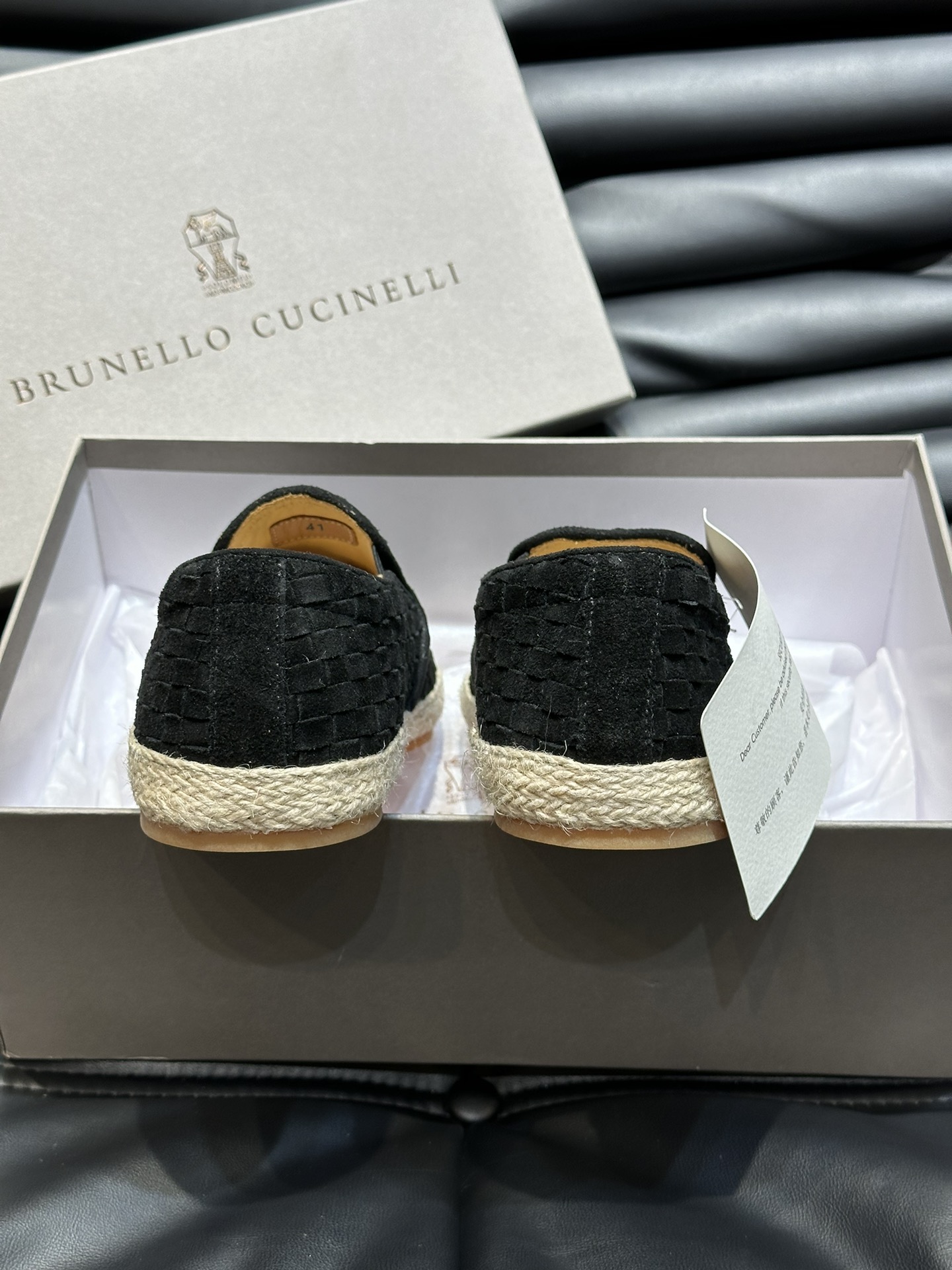 BRUNELLOCUCINELLIBC奢品老钱风舒适便鞋手工编织驾车鞋套脚休闲鞋进口面料带来的高级感完全