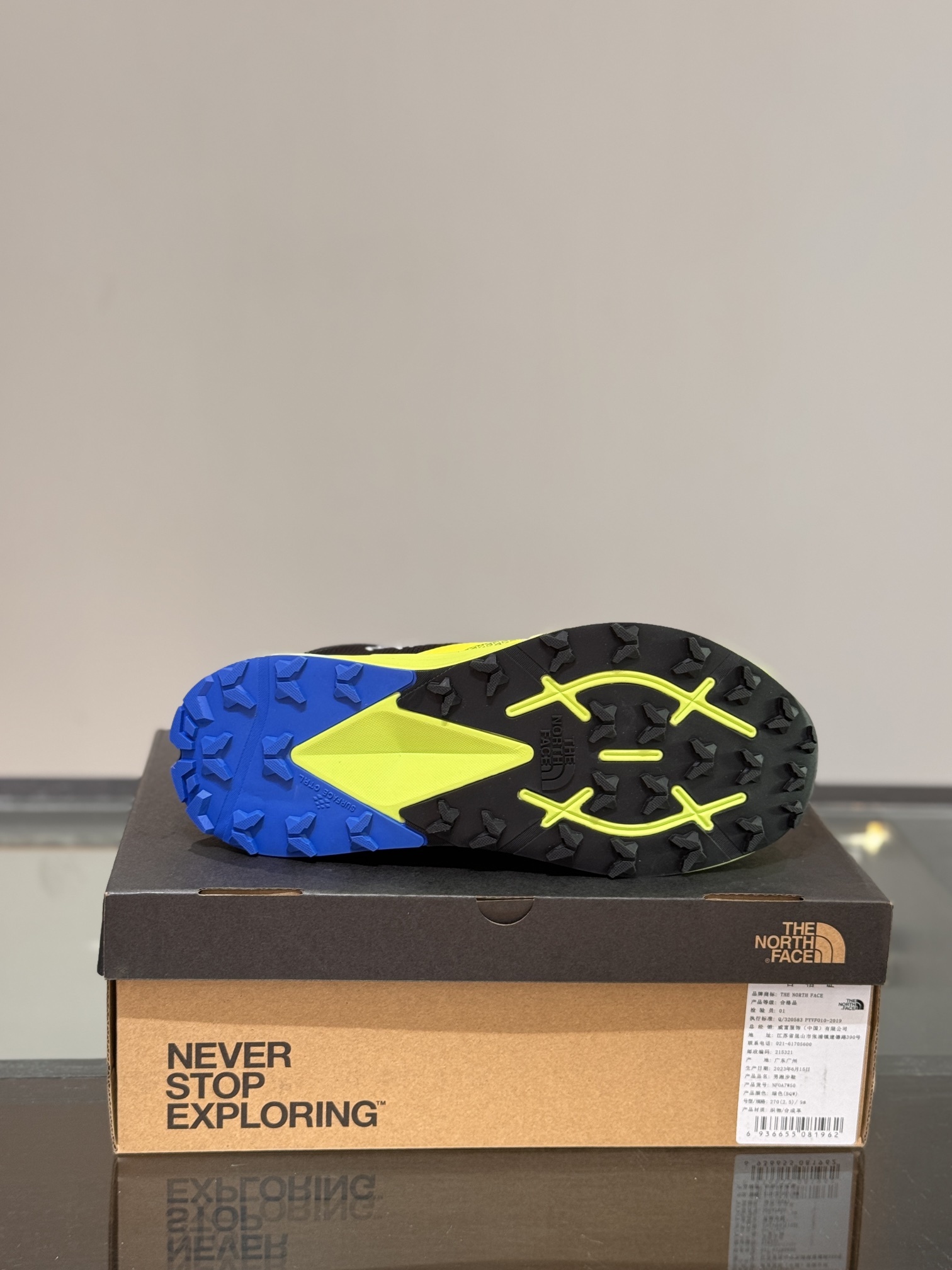 莞厂北面TheNorthFaceVECTIV越野跑鞋徒步3D网布鞋面透气性与耐久性兼具穿着轻便舒适不闷脚
