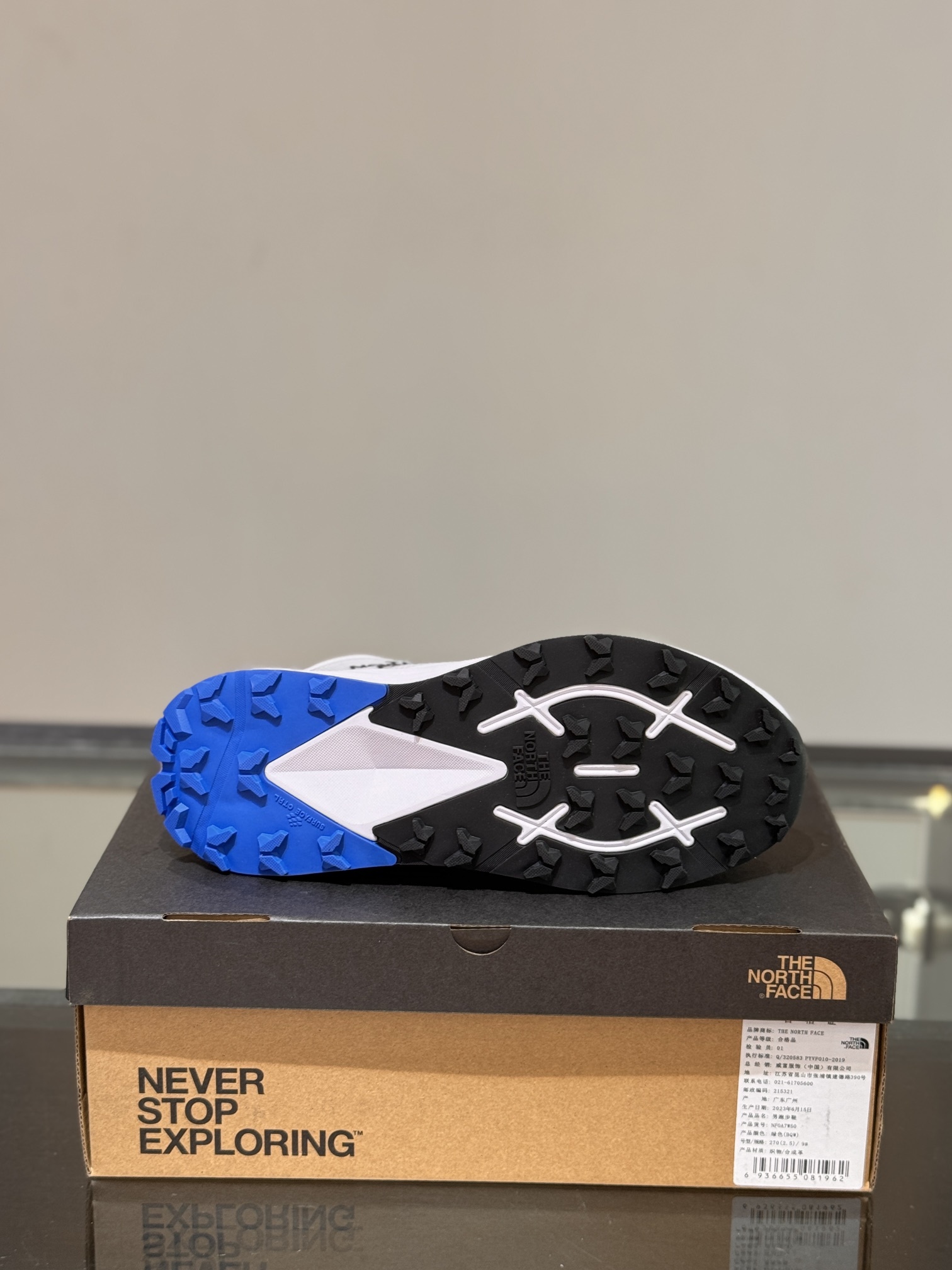 莞厂北面TheNorthFaceVECTIV越野跑鞋徒步3D网布鞋面透气性与耐久性兼具穿着轻便舒适不闷脚