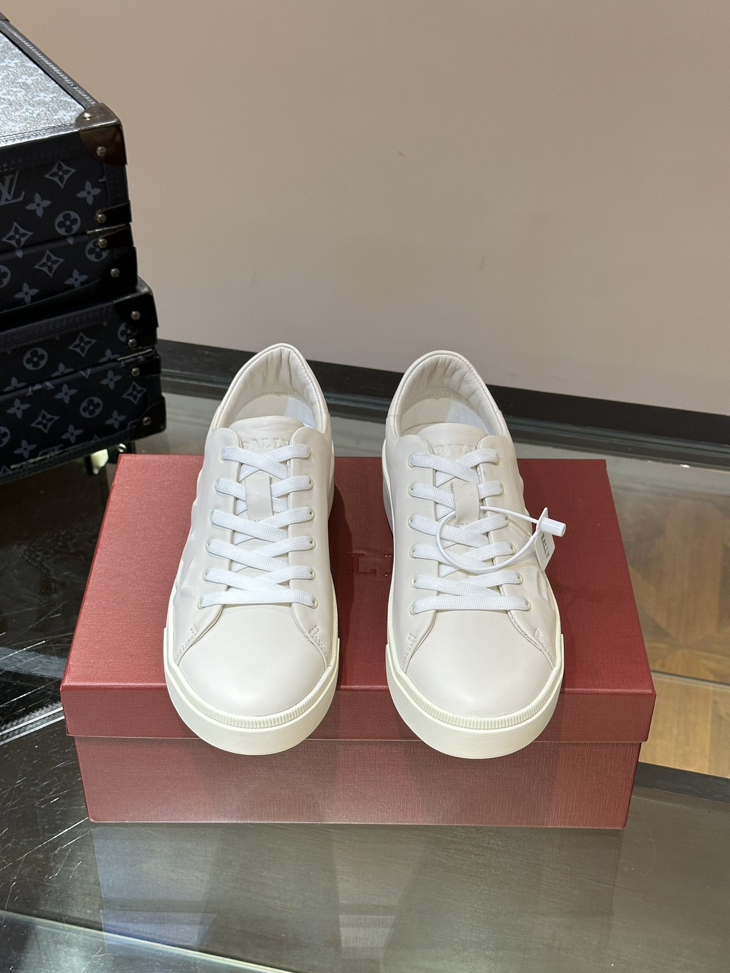 Hoge kwaliteit perfect
 Bally Schoenen Skateboardschoenen Mannen Koeienhuid Casual