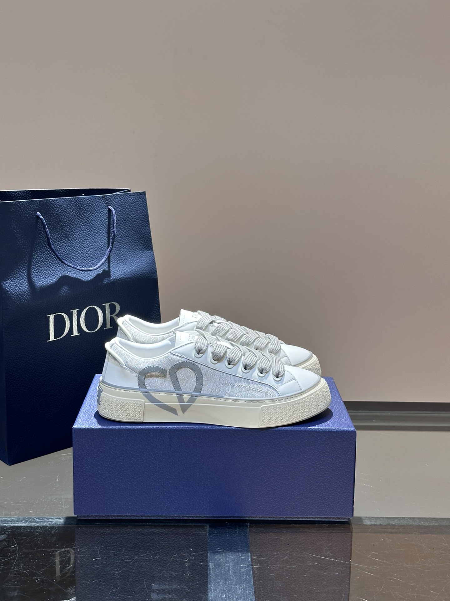 Best Luxury Replica
 Dior Shoes Sneakers Yellow Printing Cowhide Rubber Oblique Casual