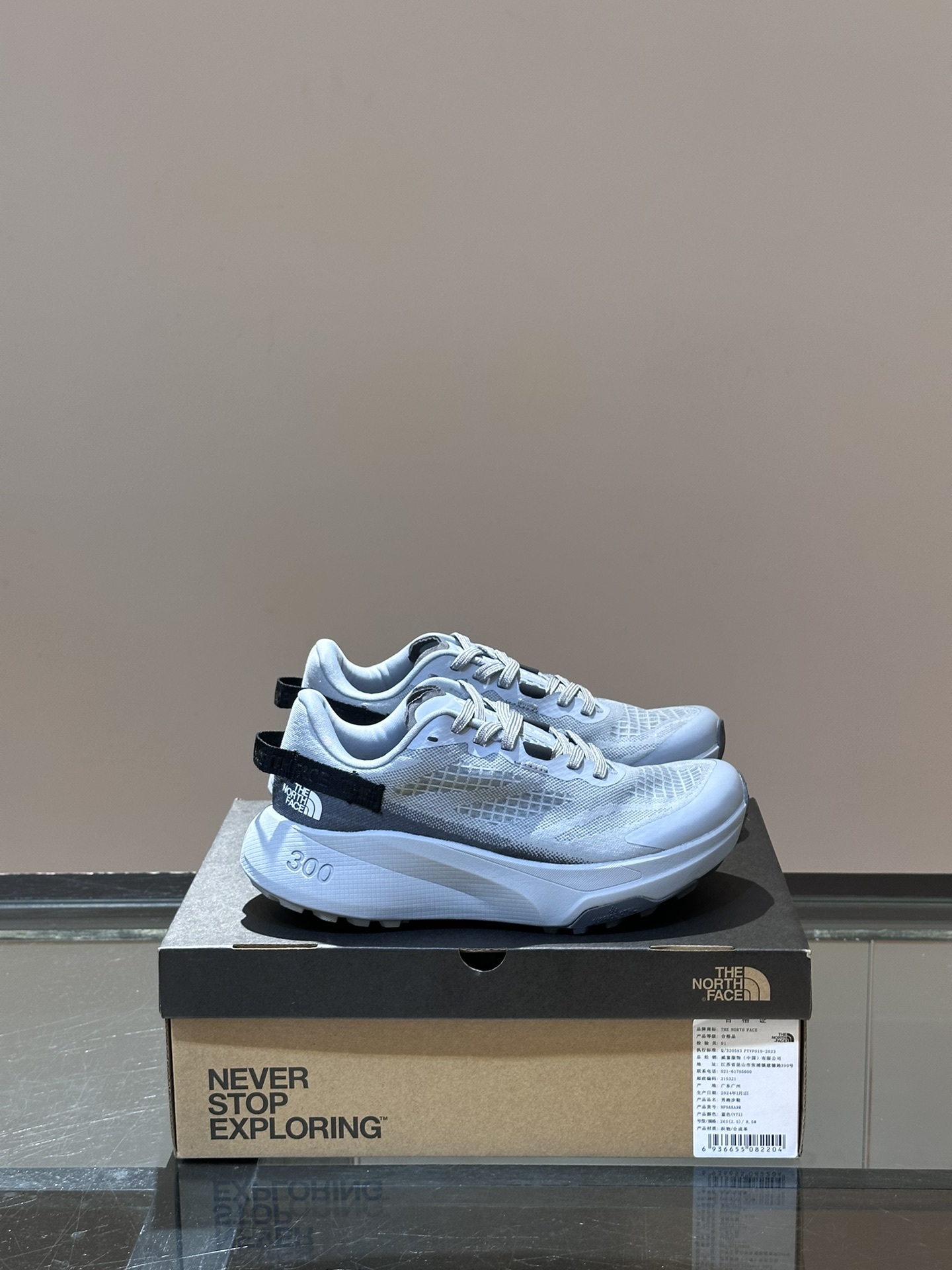 莞厂北面TheNorthFaceVECTIV越野跑鞋徒步3D网布鞋面透气性与耐久性兼具穿着轻便舒适不闷脚