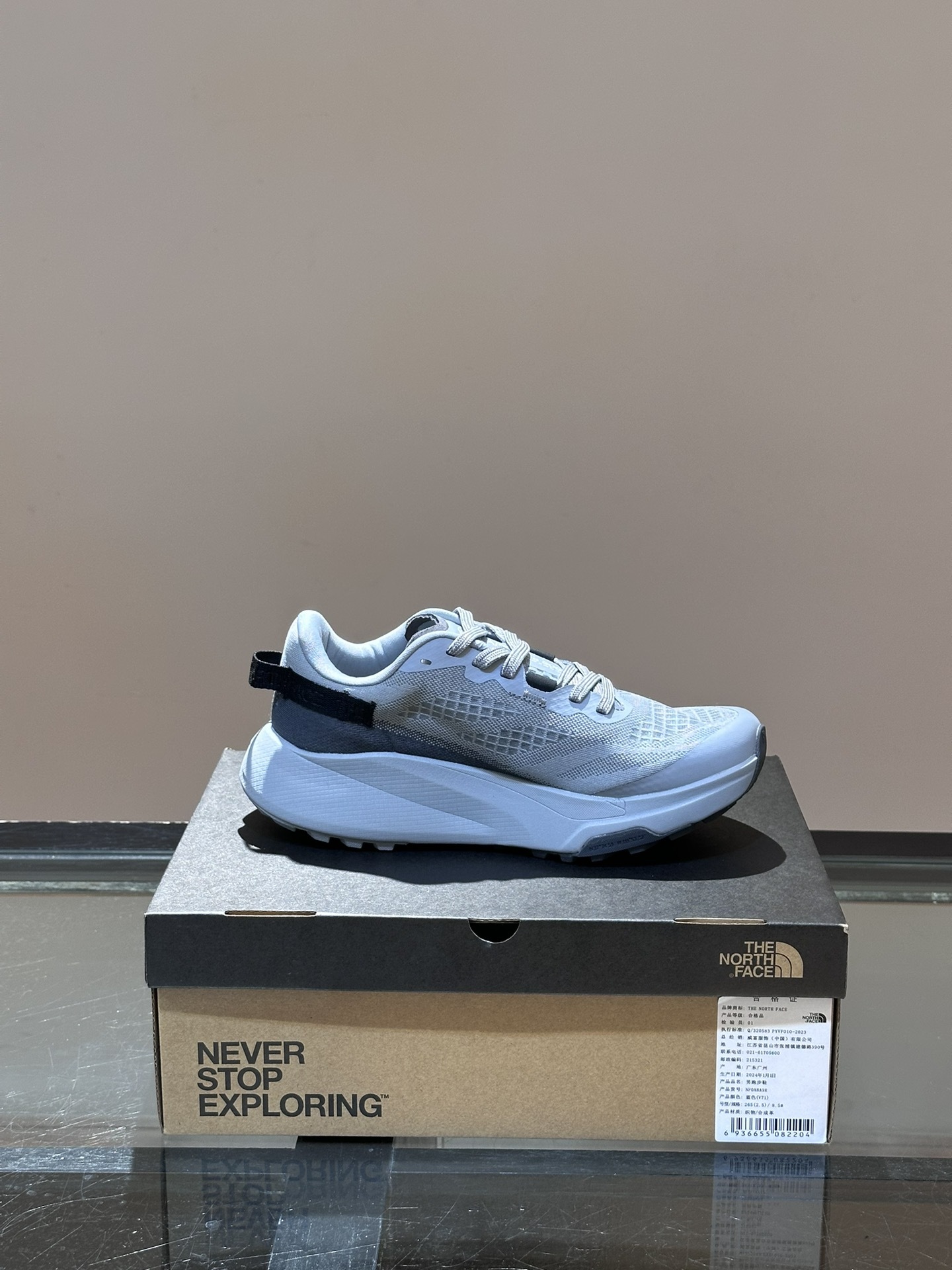 莞厂北面TheNorthFaceVECTIV越野跑鞋徒步3D网布鞋面透气性与耐久性兼具穿着轻便舒适不闷脚