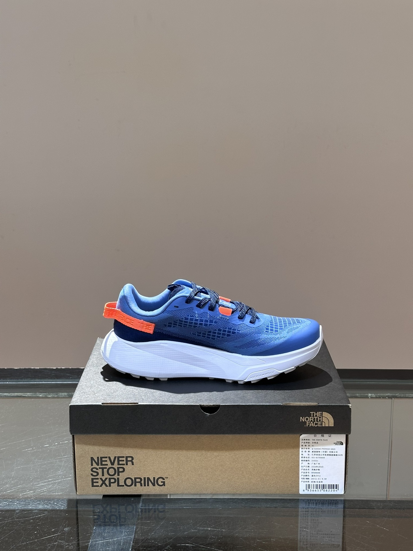 莞厂北面TheNorthFaceVECTIV越野跑鞋徒步3D网布鞋面透气性与耐久性兼具穿着轻便舒适不闷脚
