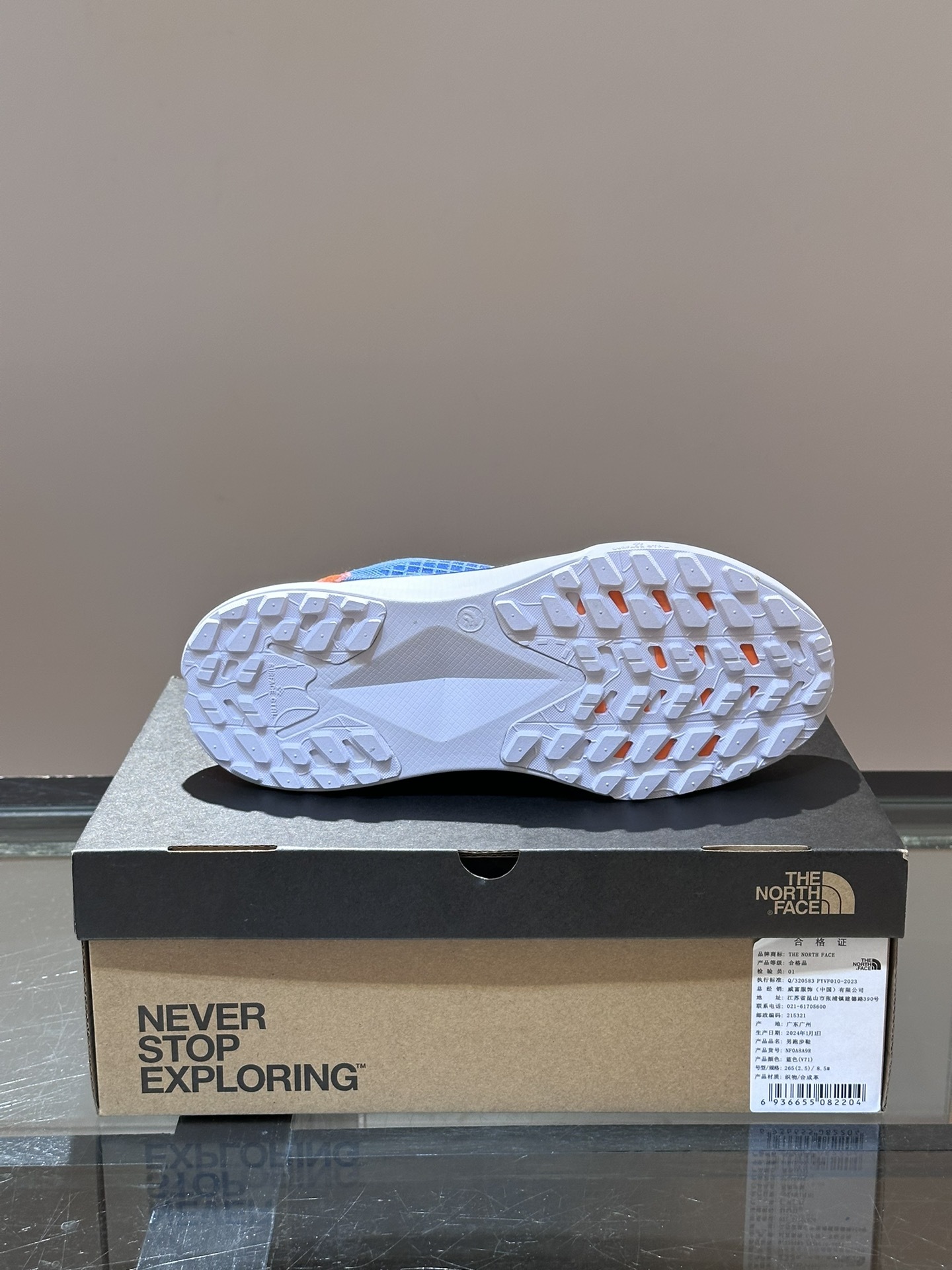 莞厂北面TheNorthFaceVECTIV越野跑鞋徒步3D网布鞋面透气性与耐久性兼具穿着轻便舒适不闷脚