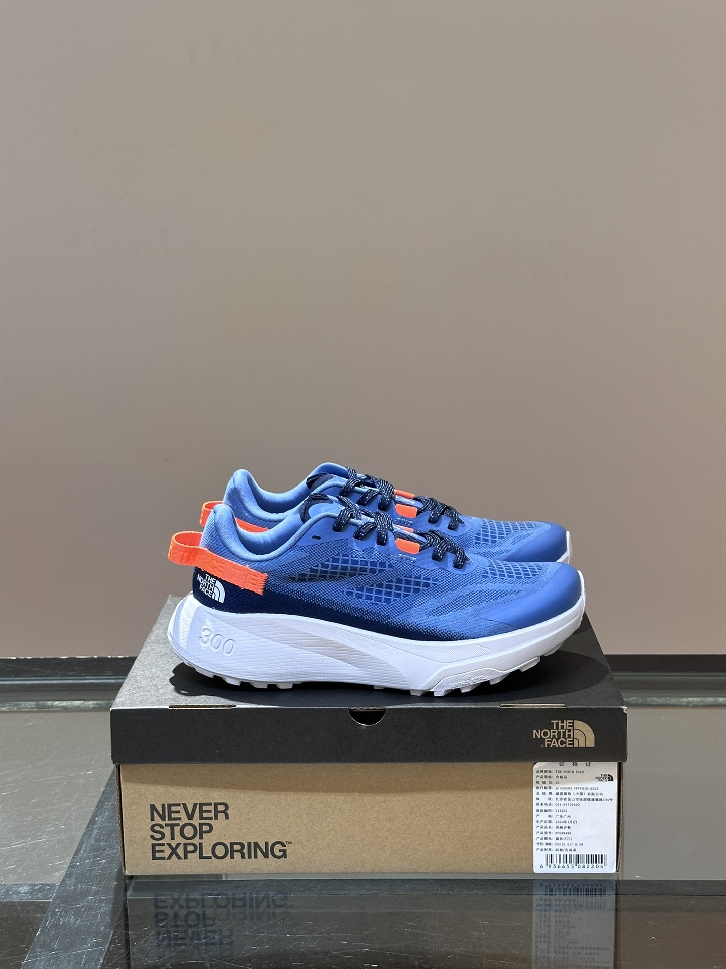 莞厂北面TheNorthFaceVECTIV越野跑鞋徒步3D网布鞋面透气性与耐久性兼具穿着轻便舒适不闷脚