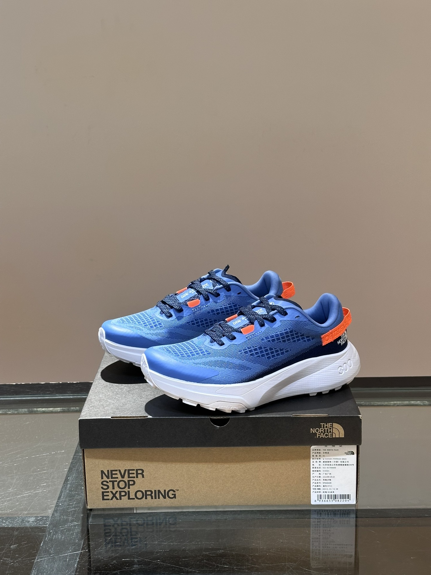 莞厂北面TheNorthFaceVECTIV越野跑鞋徒步3D网布鞋面透气性与耐久性兼具穿着轻便舒适不闷脚