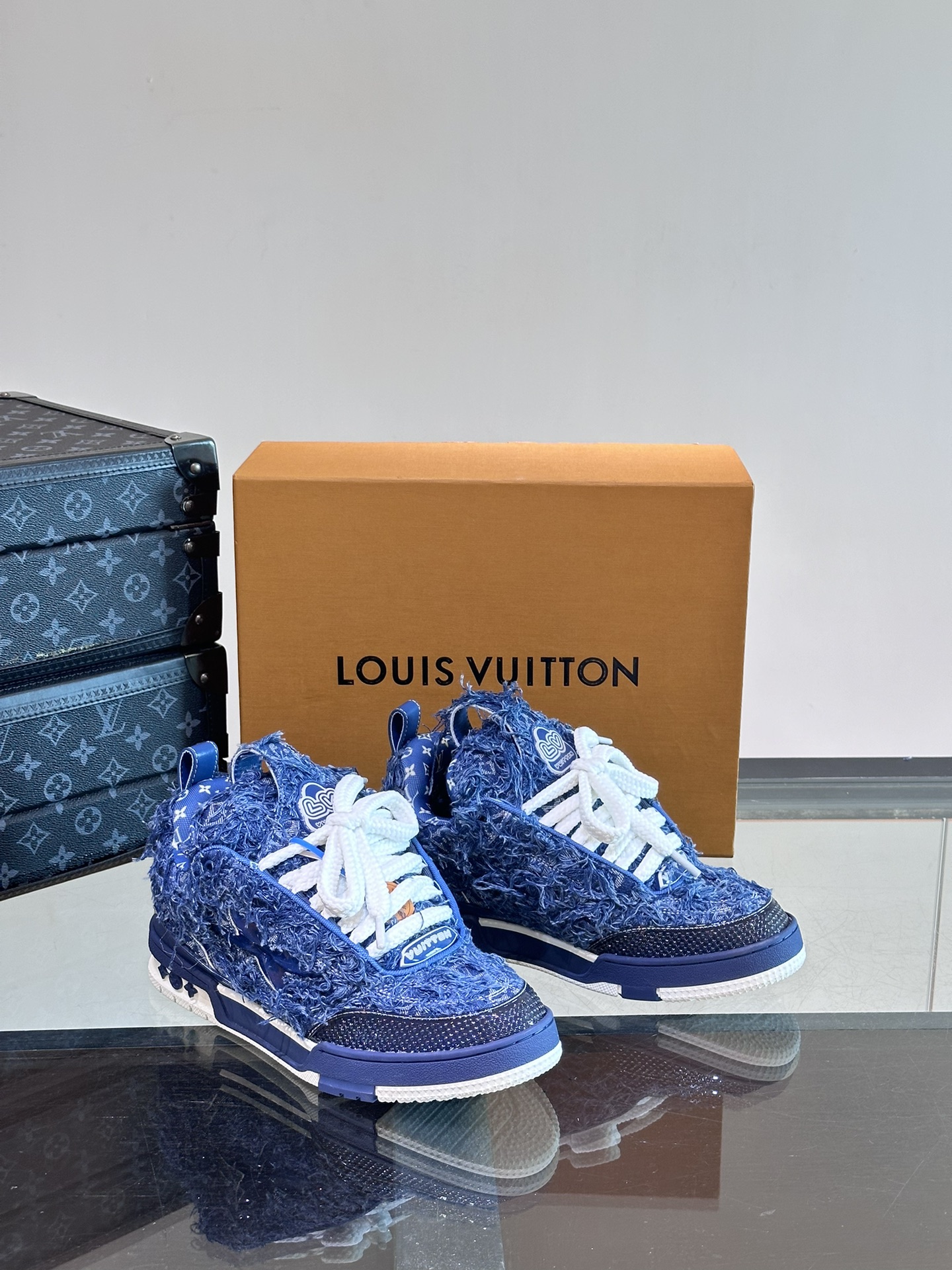 路易威登 Louis Vuitton 高定典藏经典高奢皮鞋男鞋女鞋鞋履高跟鞋 #7F9797CC 5