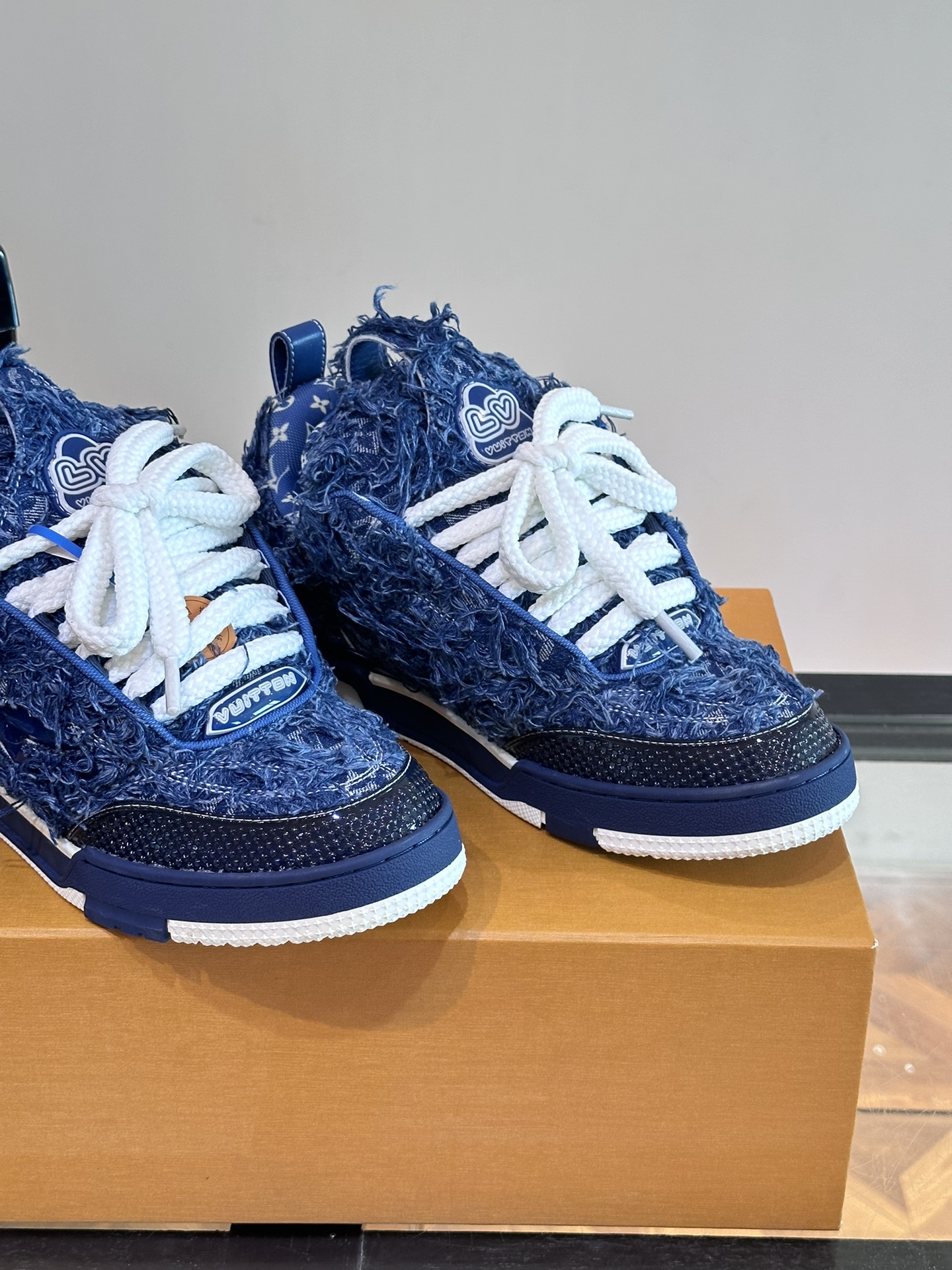 路易威登 Louis Vuitton 高定典藏经典高奢皮鞋男鞋女鞋鞋履高跟鞋 #7F9797CC 7