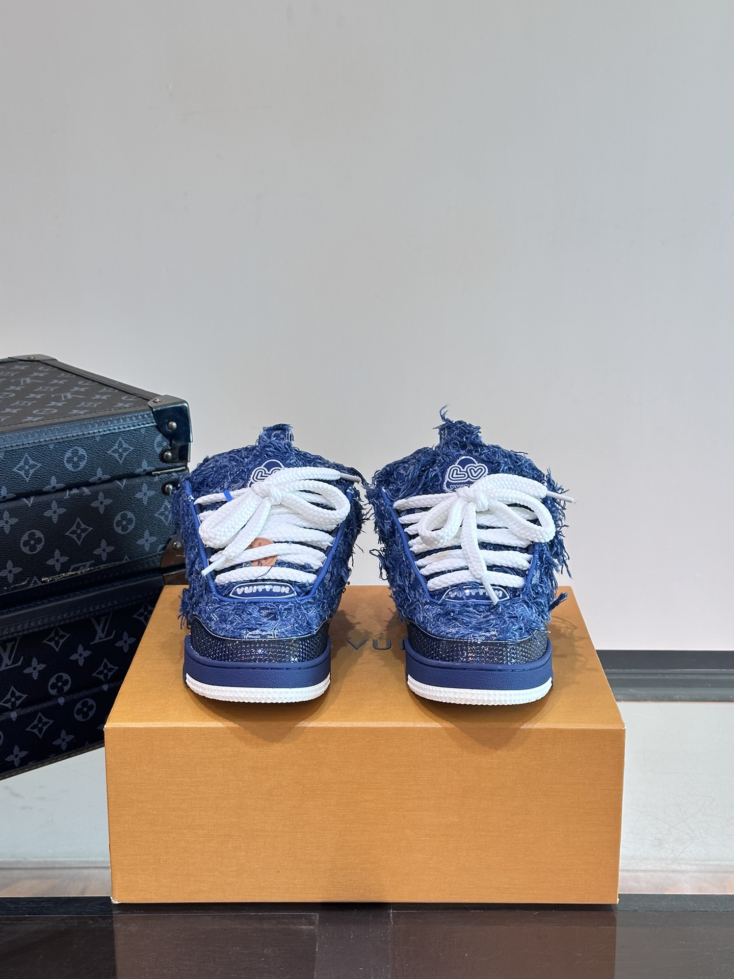 路易威登 Louis Vuitton 高定典藏经典高奢皮鞋男鞋女鞋鞋履高跟鞋 #7F9797CC 2