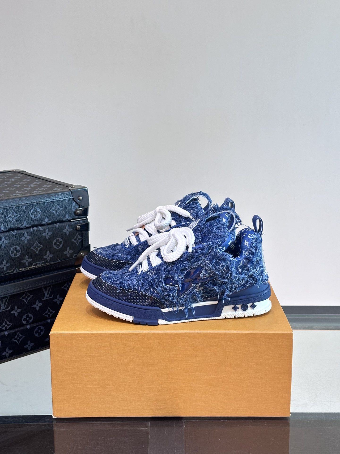路易威登 Louis Vuitton 高定典藏经典高奢皮鞋男鞋女鞋鞋履高跟鞋 #7F9797CC 3