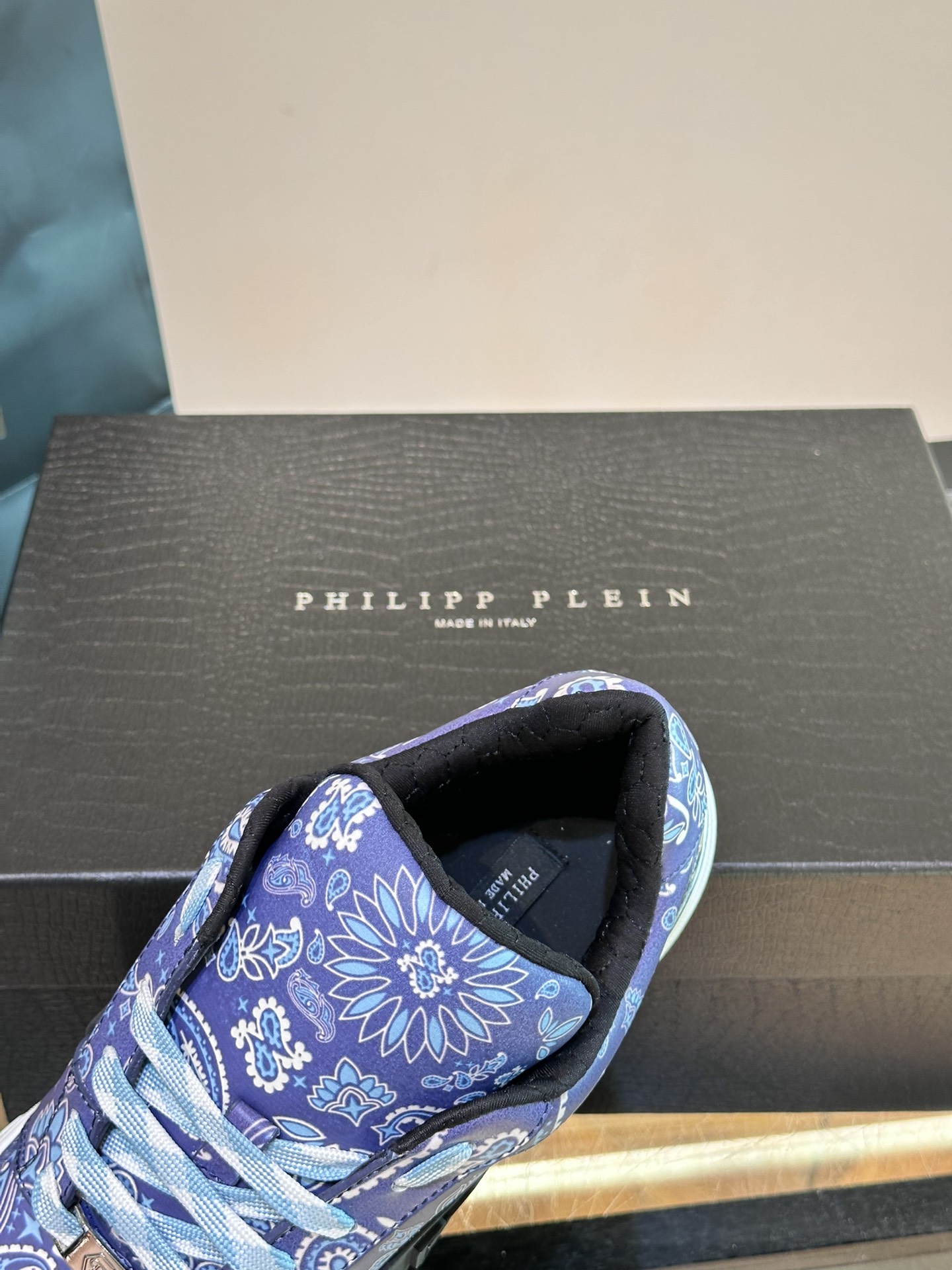 PHILIPPPLEIN-菲利普普莱茵德国潮牌男士低帮板鞋印花牛皮打造牛皮内里超轻大底脚感舒适！Size