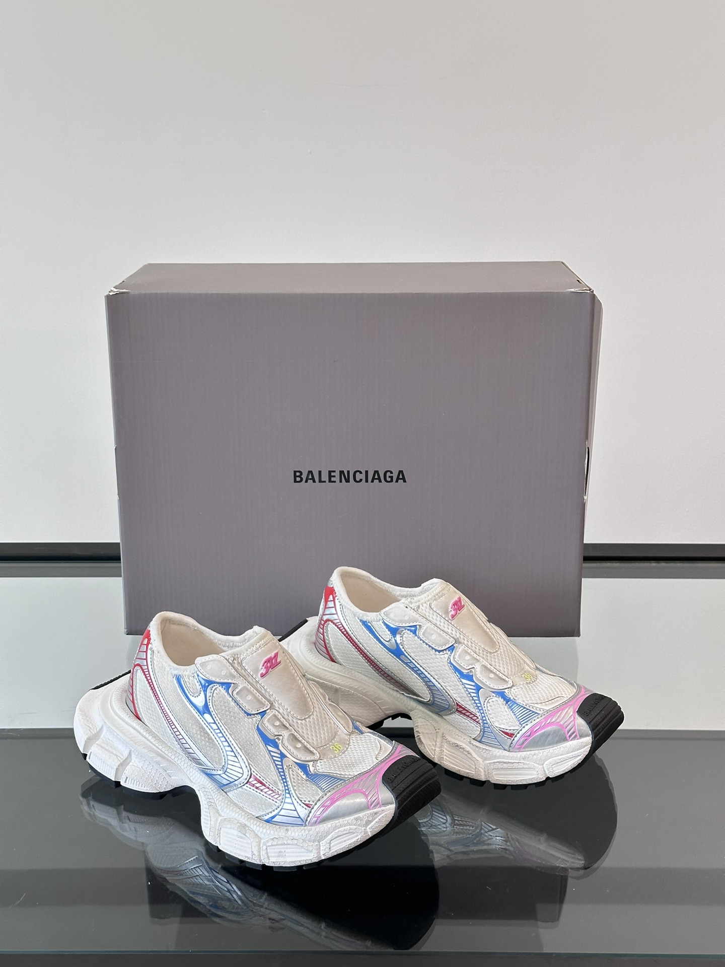 Balenciaga 巴黎世家最新爆款3XL Sneaker系列 情侣款 休闲 老爹鞋 运动鞋  整体鞋