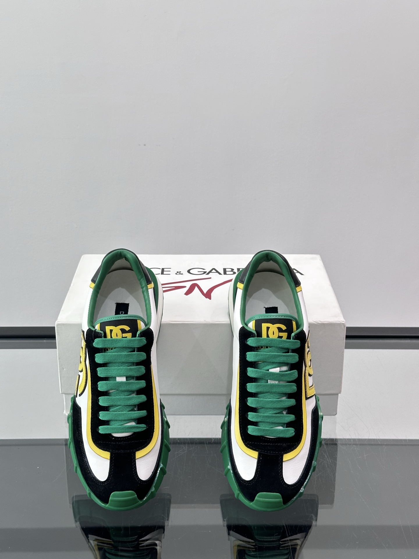 Dolce & Gabbana Men's Multicolor Leather Sneakers - Stylish & Comfortable 7 i1758784368575 7609 0 5