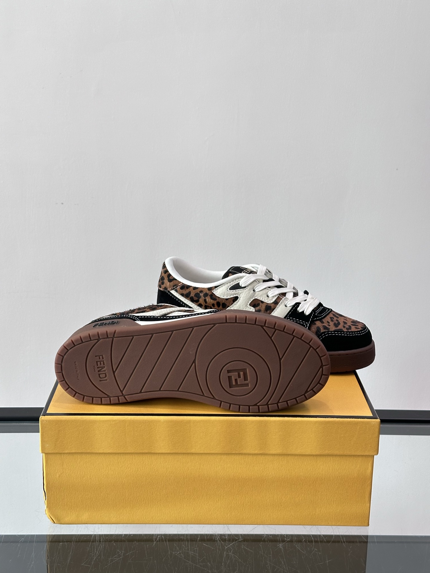 Fendi Match Leather and Fabric Sneakers with FF Logo - Stylish & Comfortable 10 i1758961909497 4250 0 8