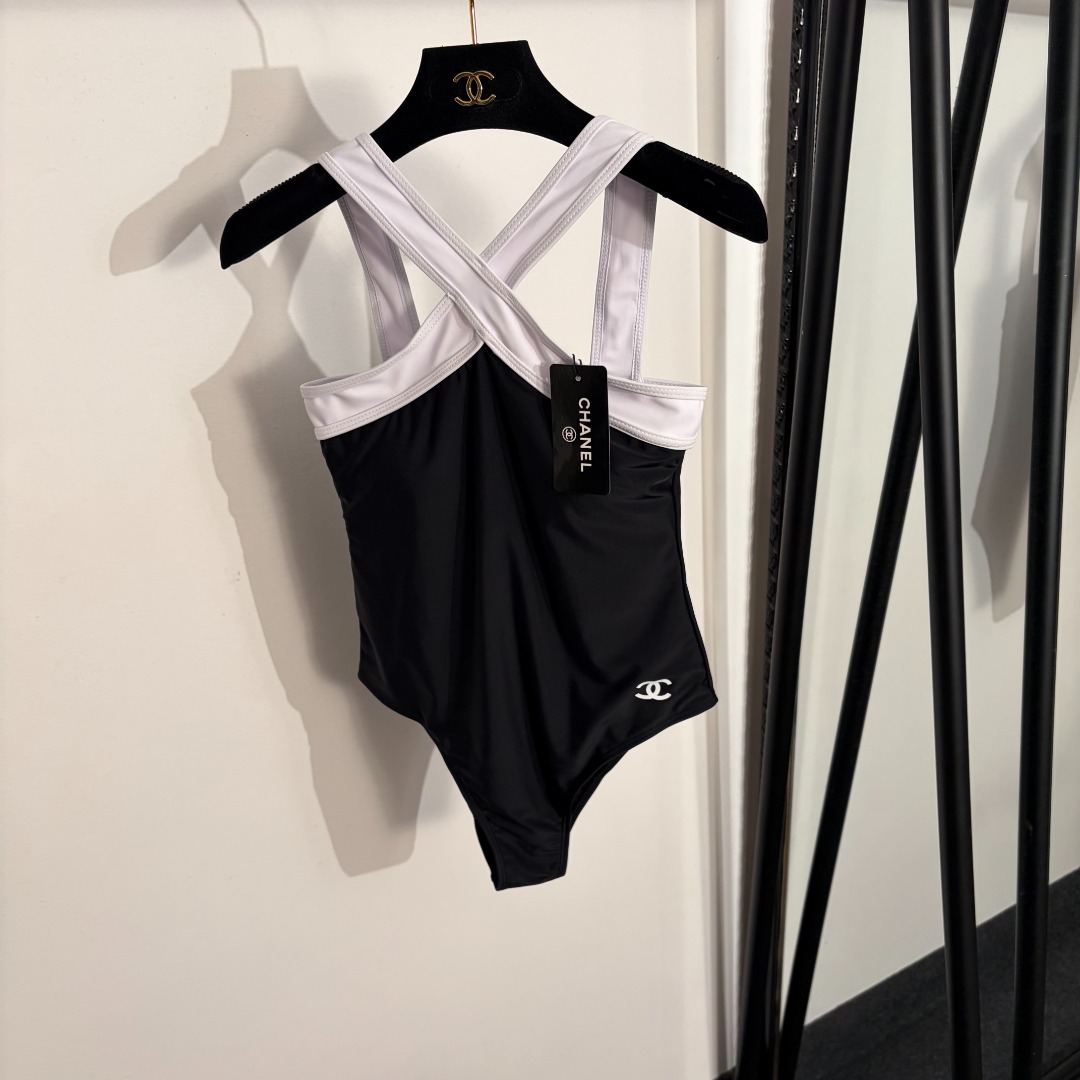NO:829256,Model number 20263641 Chane*new style Xiaoxiang logo printed cross backless one-piece swimsuit, black, S-XL, [M size weight 0.180kg], Chanel-clothing, chanel, chanel, swimsuits,19860909款号20263641 Chane*新款 小香logo印花交叉露背连体泳衣,黑色,S-XL,【M码重量0.180kg】,香奈儿-服装,chanel,chanel,swimsuits,,Women's clothing