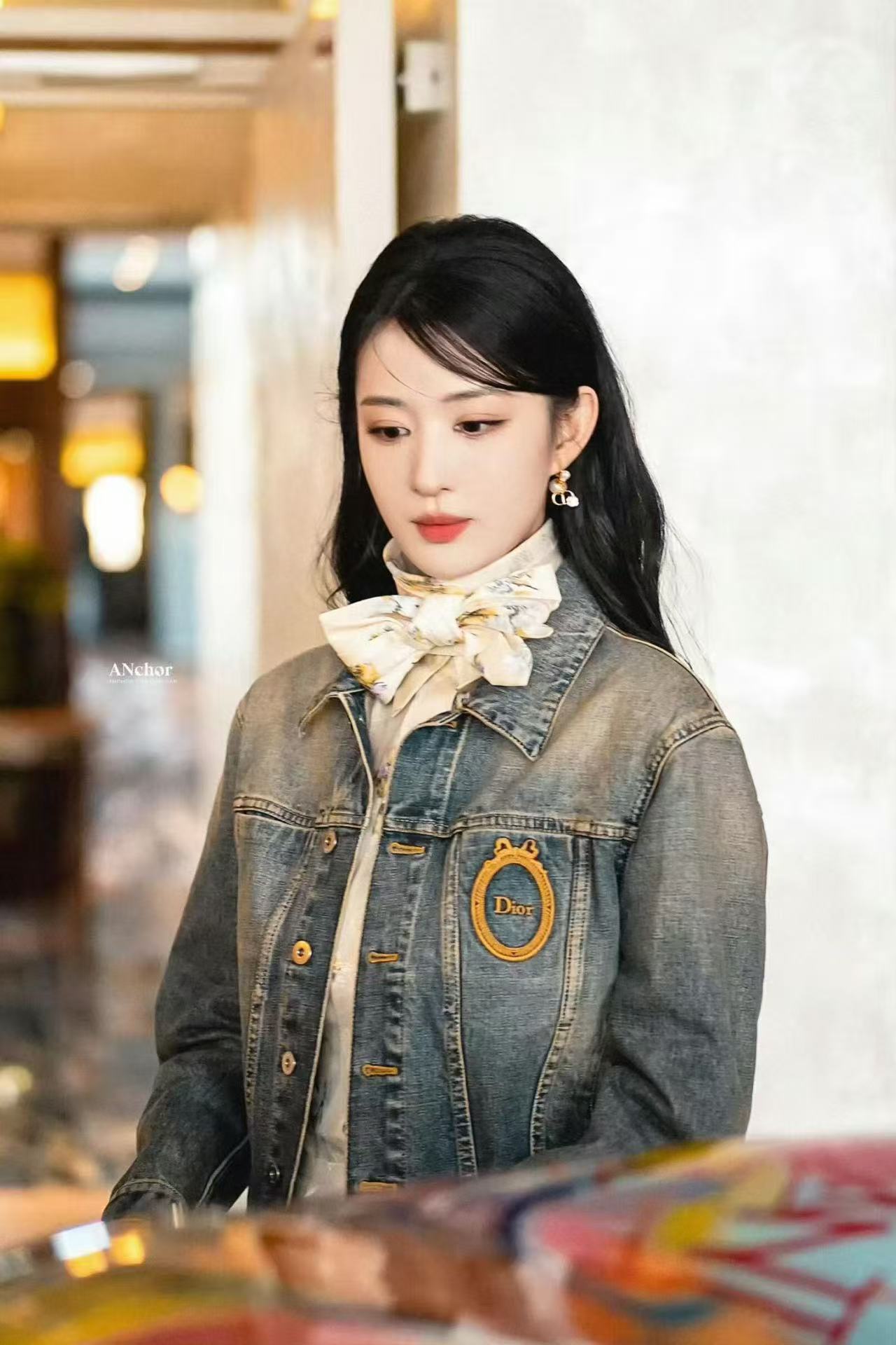 NO:858691,Model No. 20263837 Dio* new bow logo embroidered long-sleeved denim jacket, blue, SML, [M size shoulder width 45, bust 102, sleeve length 59, length 52; weight 0.655kg], Dior-clothing, dior, dior, jackets & coats,19860909款号20263837 Dio*新款 蝴蝶结logo刺绣长袖牛仔外套,蓝色,SML,【M码肩宽45,胸围102,袖长59,长52；重量0.655kg】,迪奥-服装,dior,dior,jackets & coats,,Women's clothing