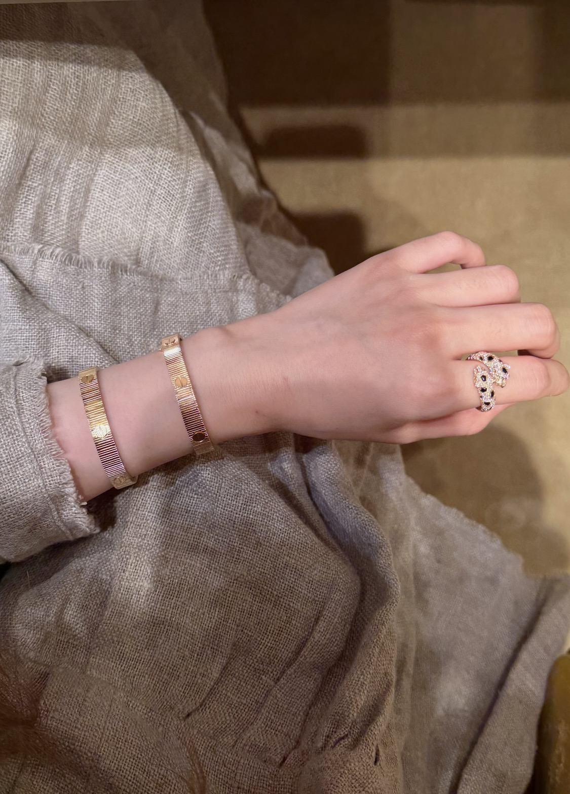 NO:710722,The rose gold color matches the skin tone and is so beautiful, Cardia high-end jewelry19860909玫瑰金色很衬肤色太漂亮啦,,卡迪亚高端饰品,Jewelry