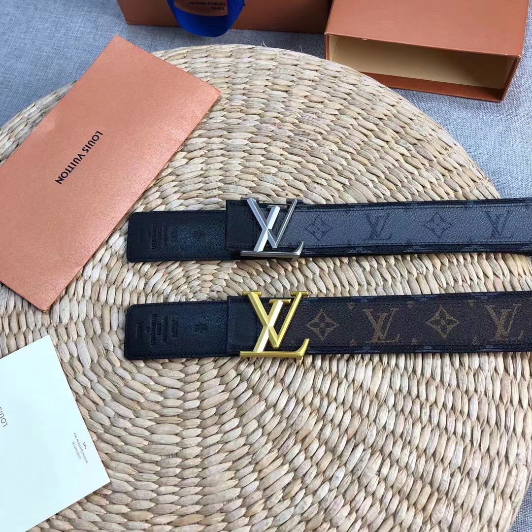 Louis Vuitton AAAAA+
 Belts Sewing Steel Buckle