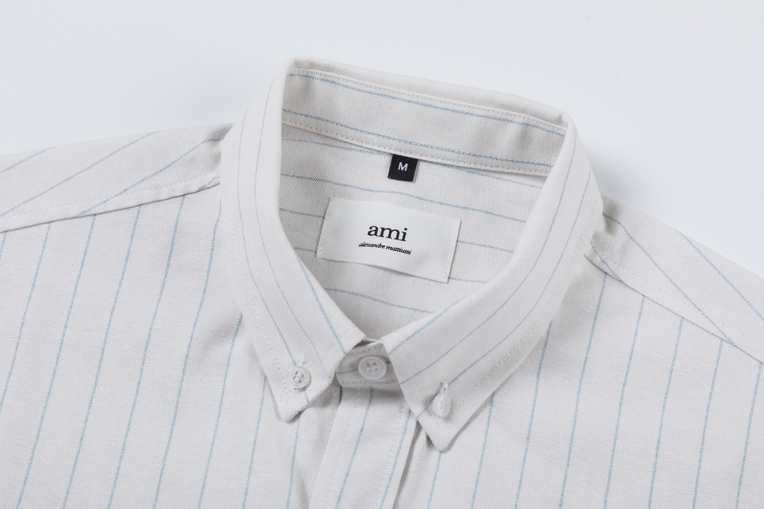 New Heart-Lined Short-Sleeve Shirt by Y.C 826: Custom Fabric, Loose Fit, Various Sizes - 图片 3