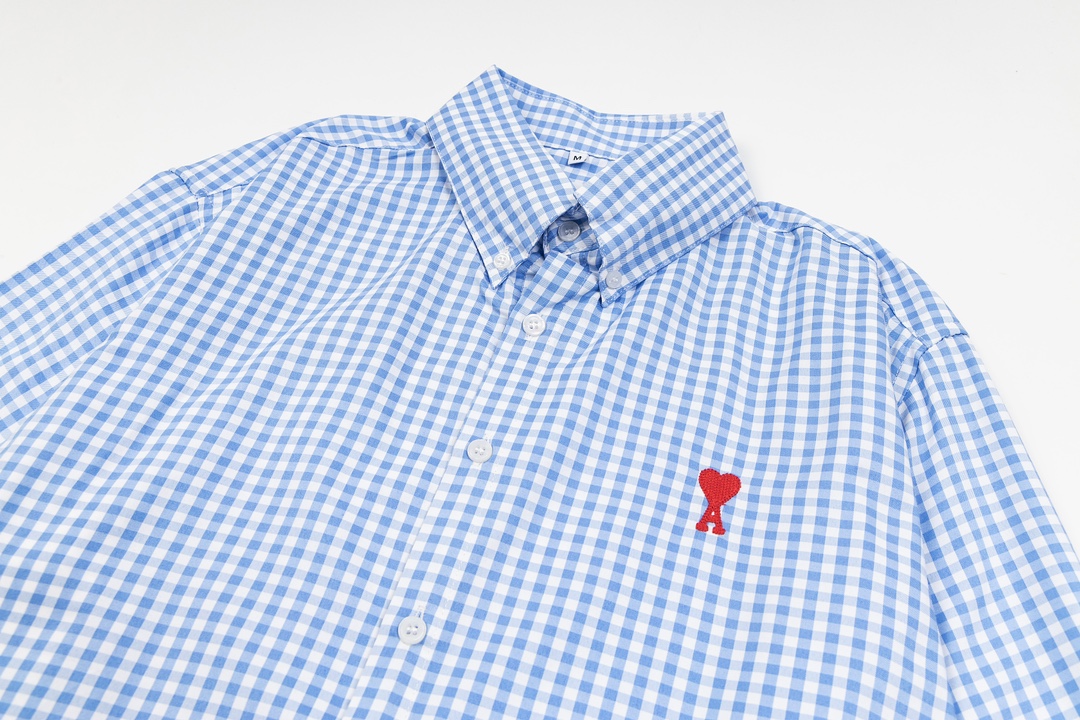 Custom-Made Shoulder-to-Shoulder Cell Shirt in Black, Blue, and Red (173). - 图片 8