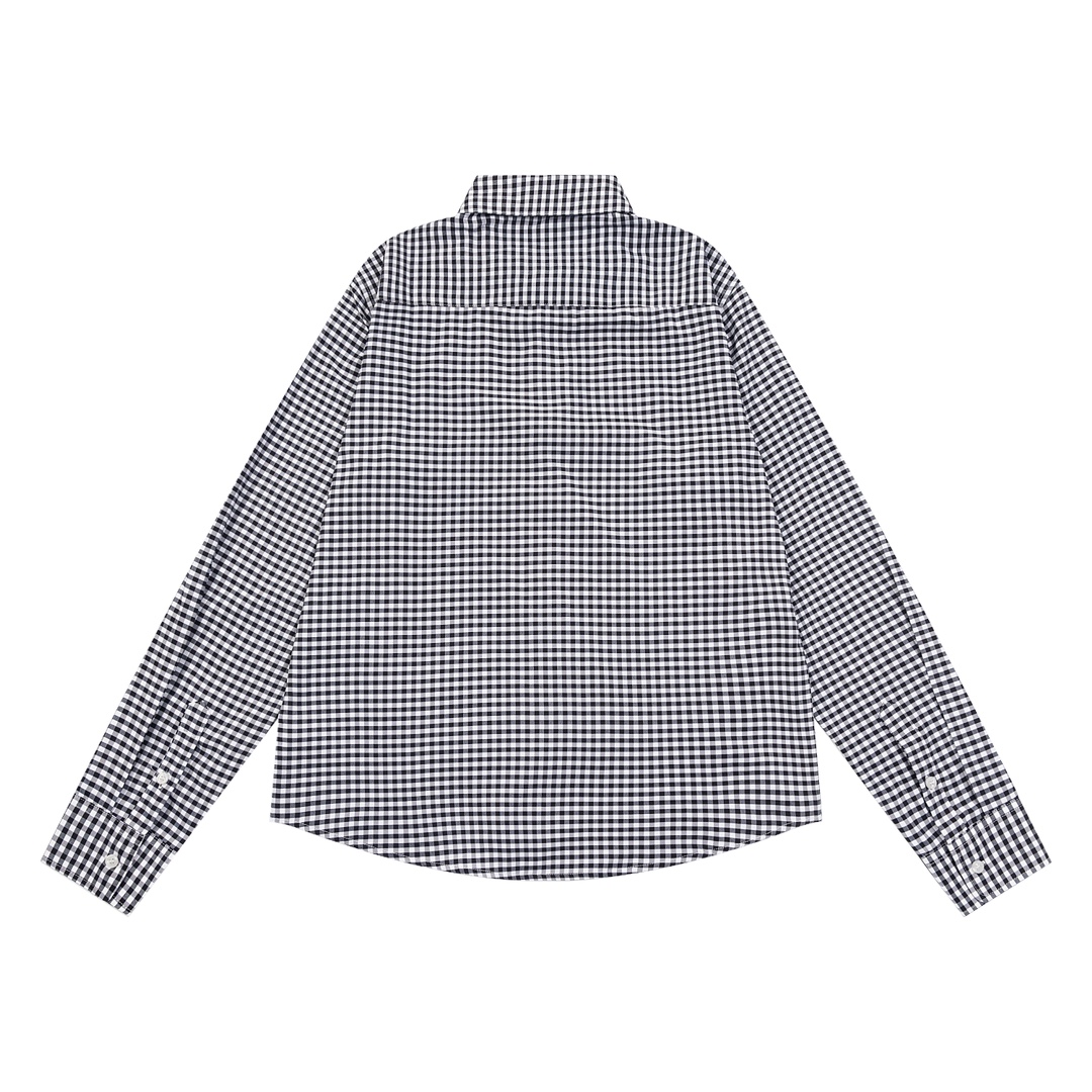 Custom-Made Shoulder-to-Shoulder Cell Shirt in Black, Blue, and Red (173). - 图片 3