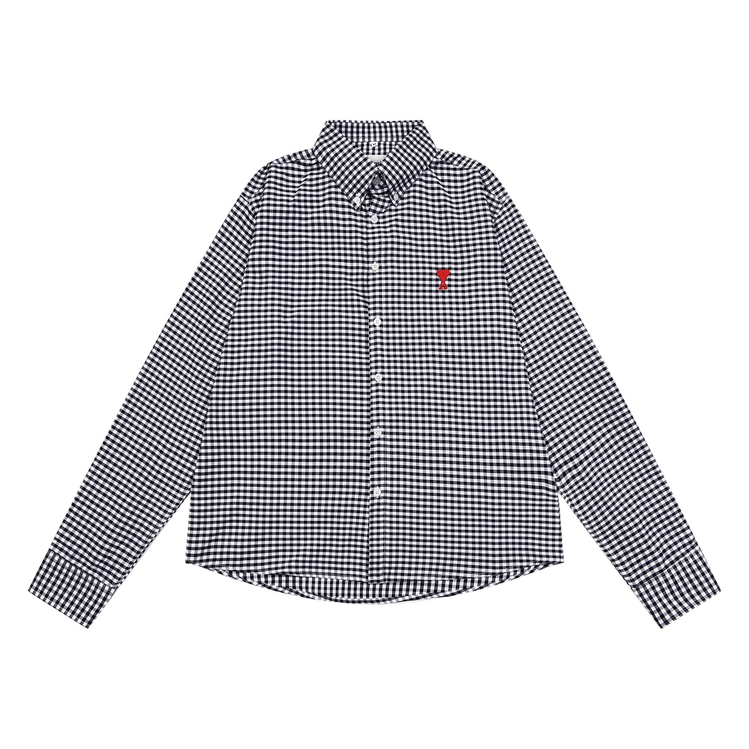 Custom-Made Shoulder-to-Shoulder Cell Shirt in Black, Blue, and Red (173). - 图片 2