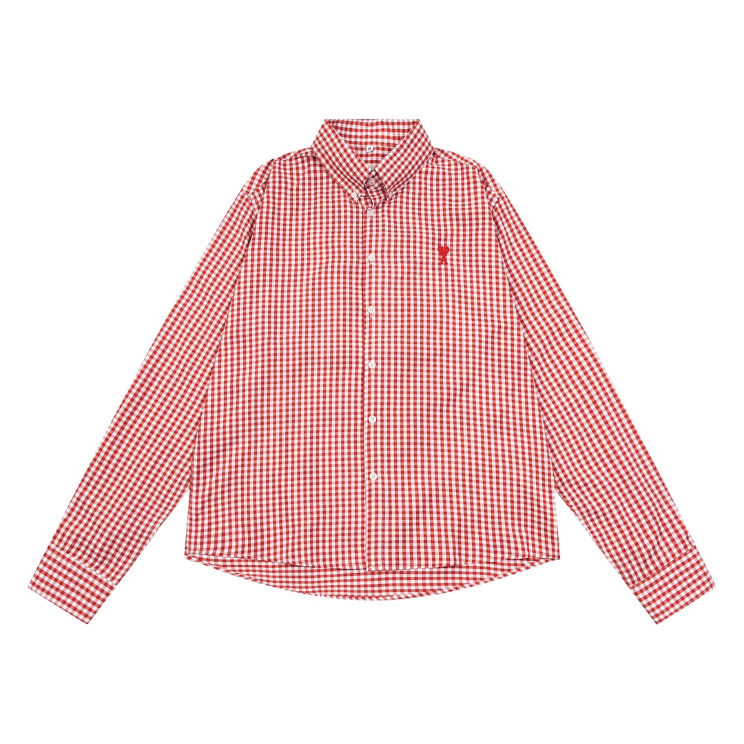 Custom-Made Shoulder-to-Shoulder Cell Shirt in Black, Blue, and Red (173). - 图片 4