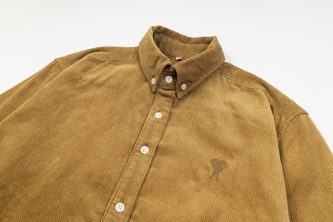 Fashionable Lantern Velvet Shirt in Navy Blue and Sand Dunes – Y.C 836 Collection - 图片 6
