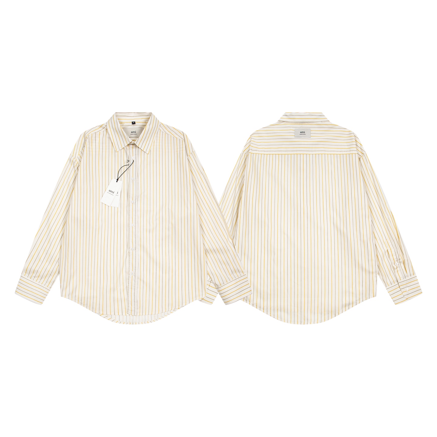 Trendy Y.C 845 Ami Striped Shirt: Stylish, Thin, Identical, Multiple Sizes Available