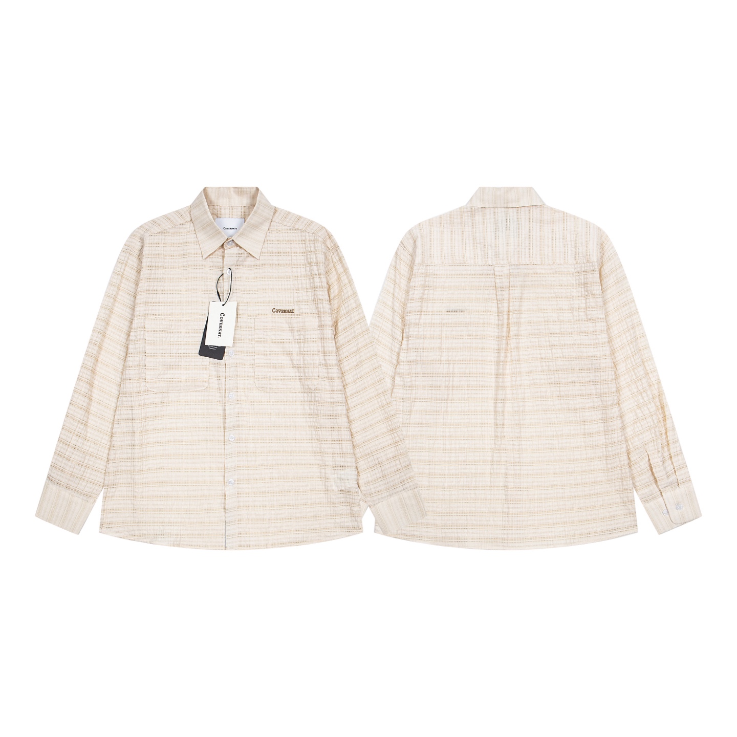 New Arrival: Y.C. 841# Covernat Embroidered Shirt from South Korean Brand - 图片 1