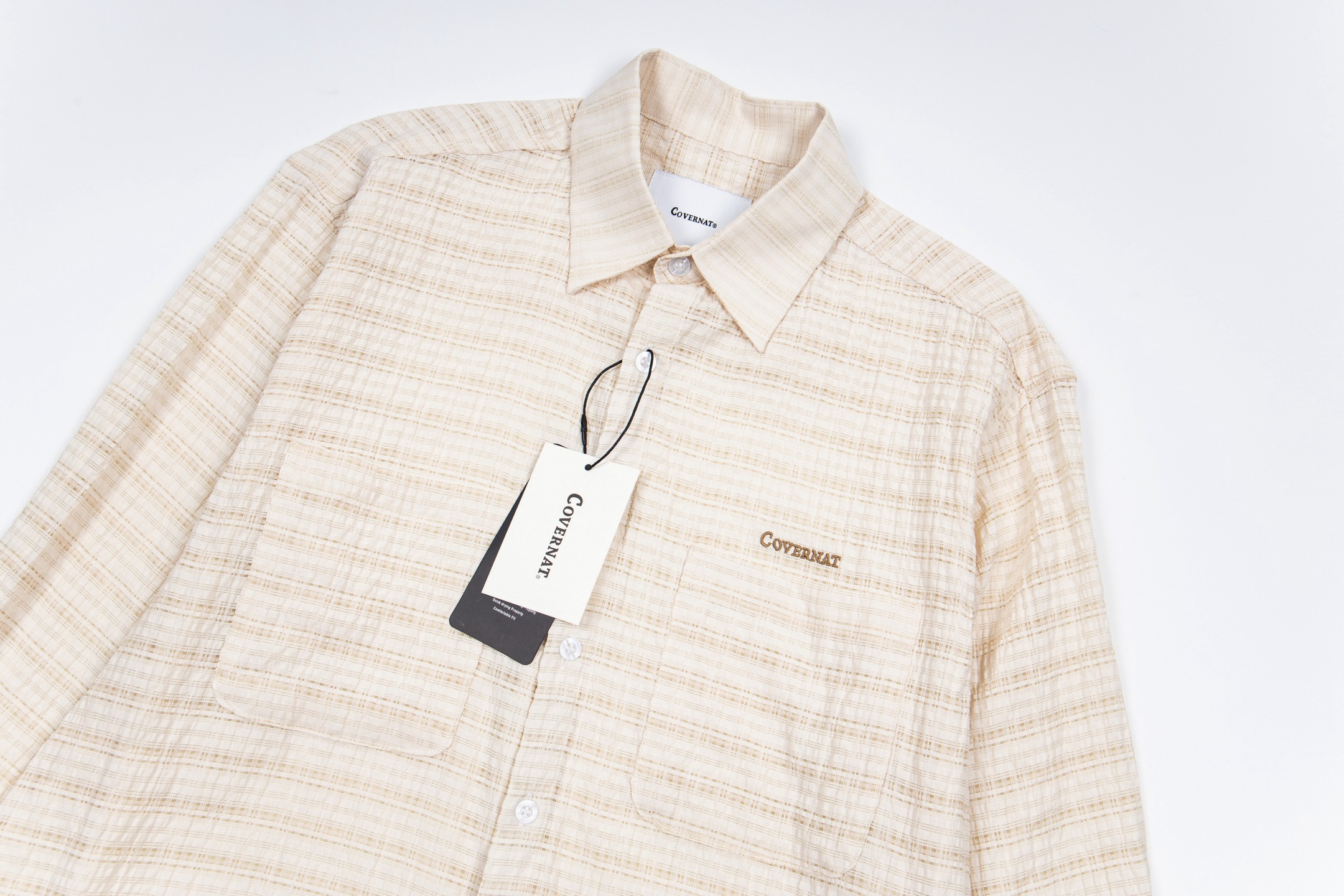New Arrival: Y.C. 841# Covernat Embroidered Shirt from South Korean Brand - 图片 4