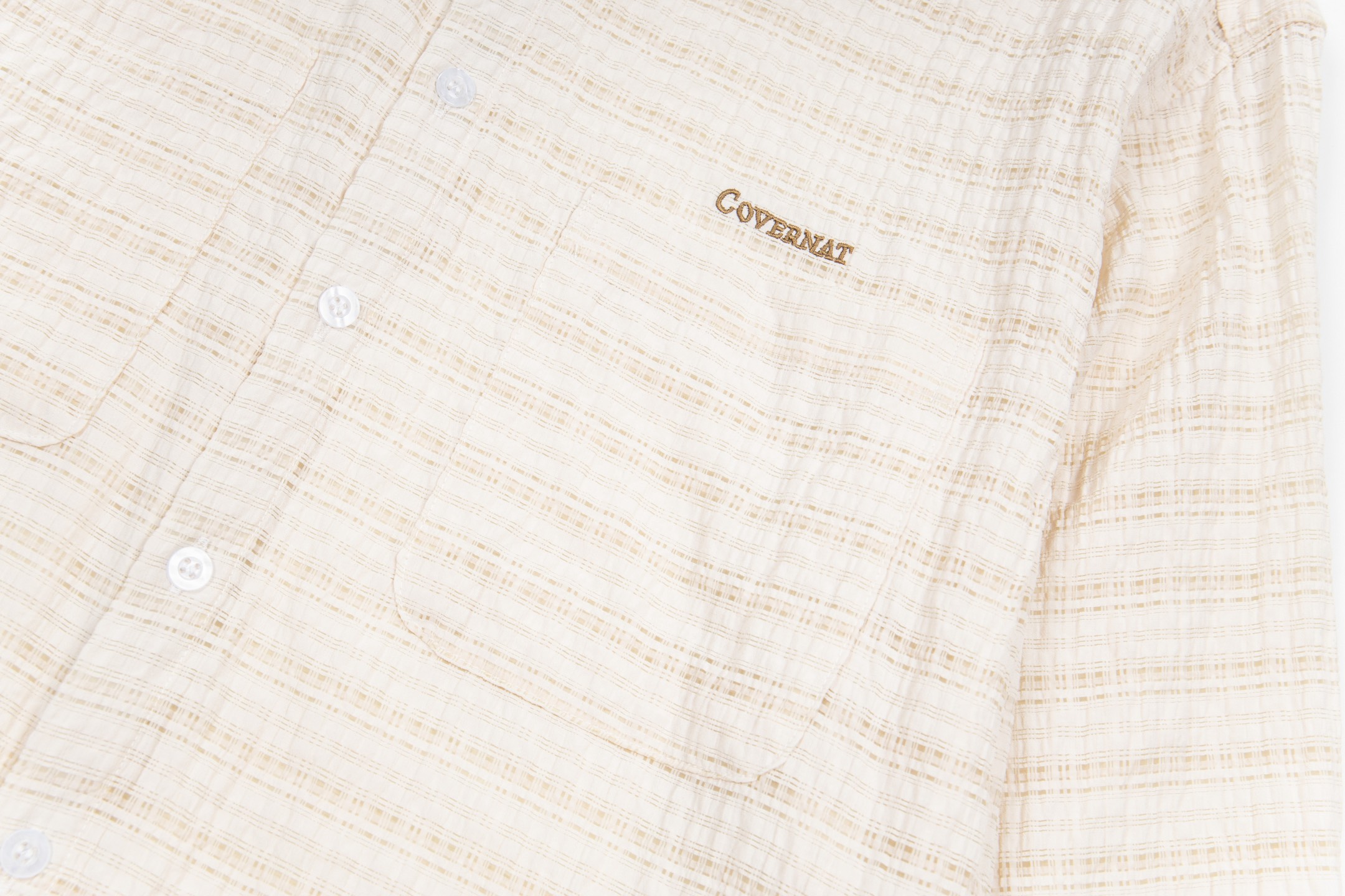 New Arrival: Y.C. 841# Covernat Embroidered Shirt from South Korean Brand - 图片 6