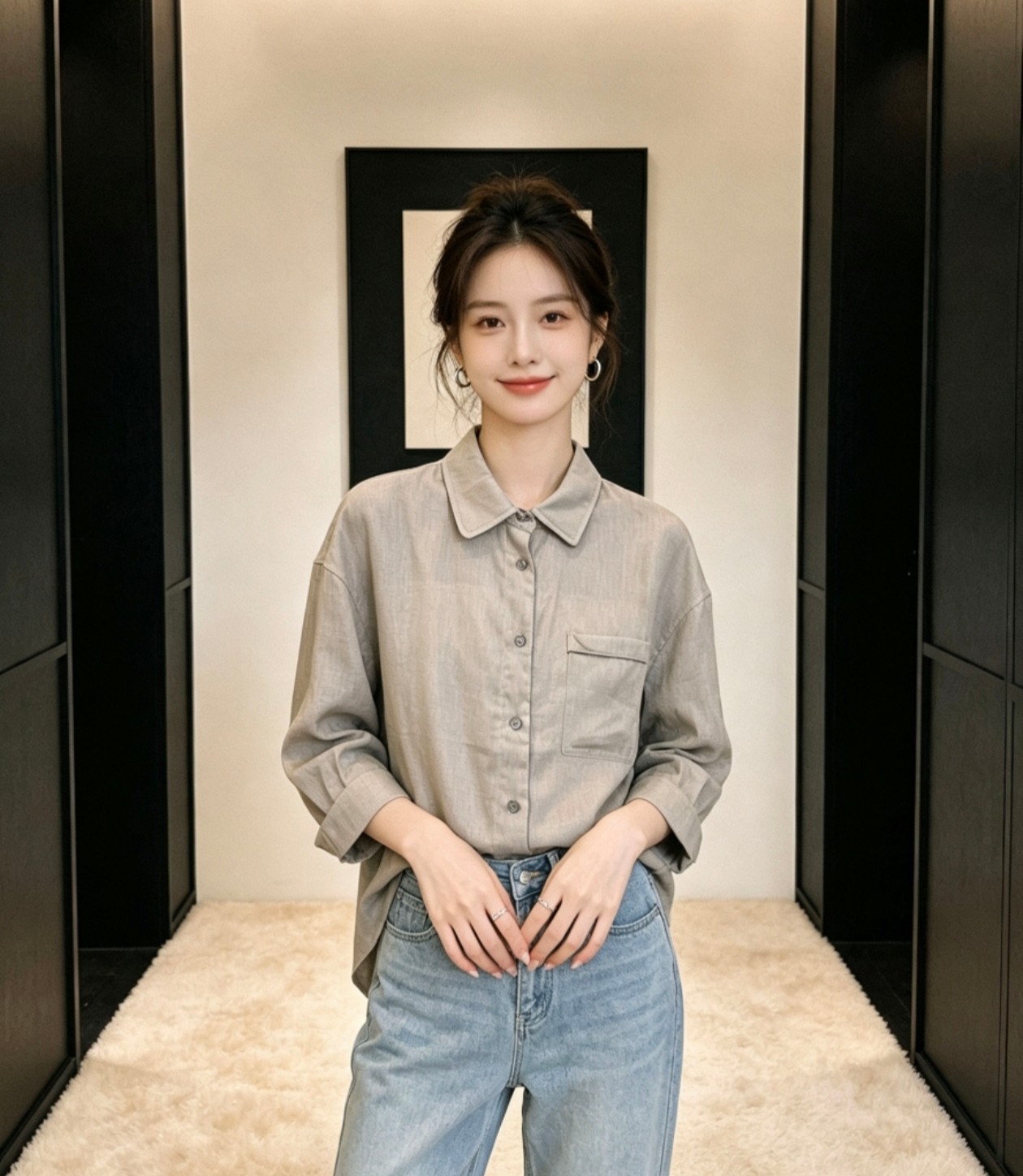 NO:838059,Upper body effect,,19860909上身效果,,,Women's clothing