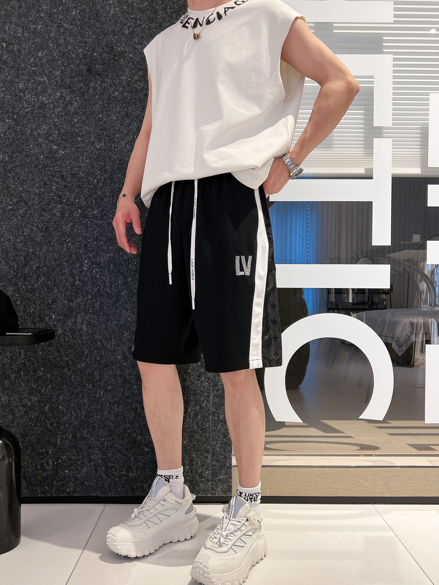[Summer Shorts]LV Three standards are complete 2025 summer new men