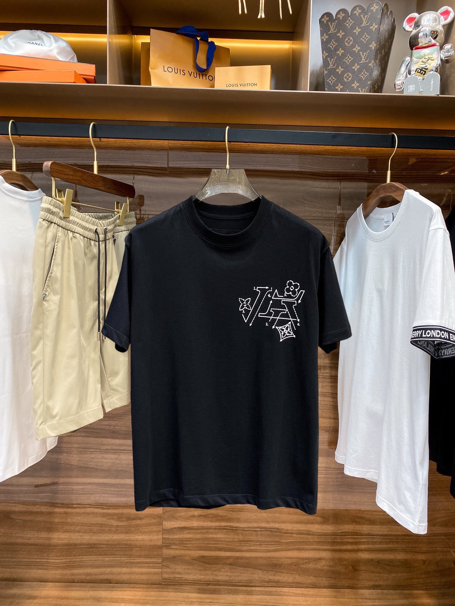 Louis Vuitton Kleding T-Shirt Zomercollectie Fashion Korte mouw