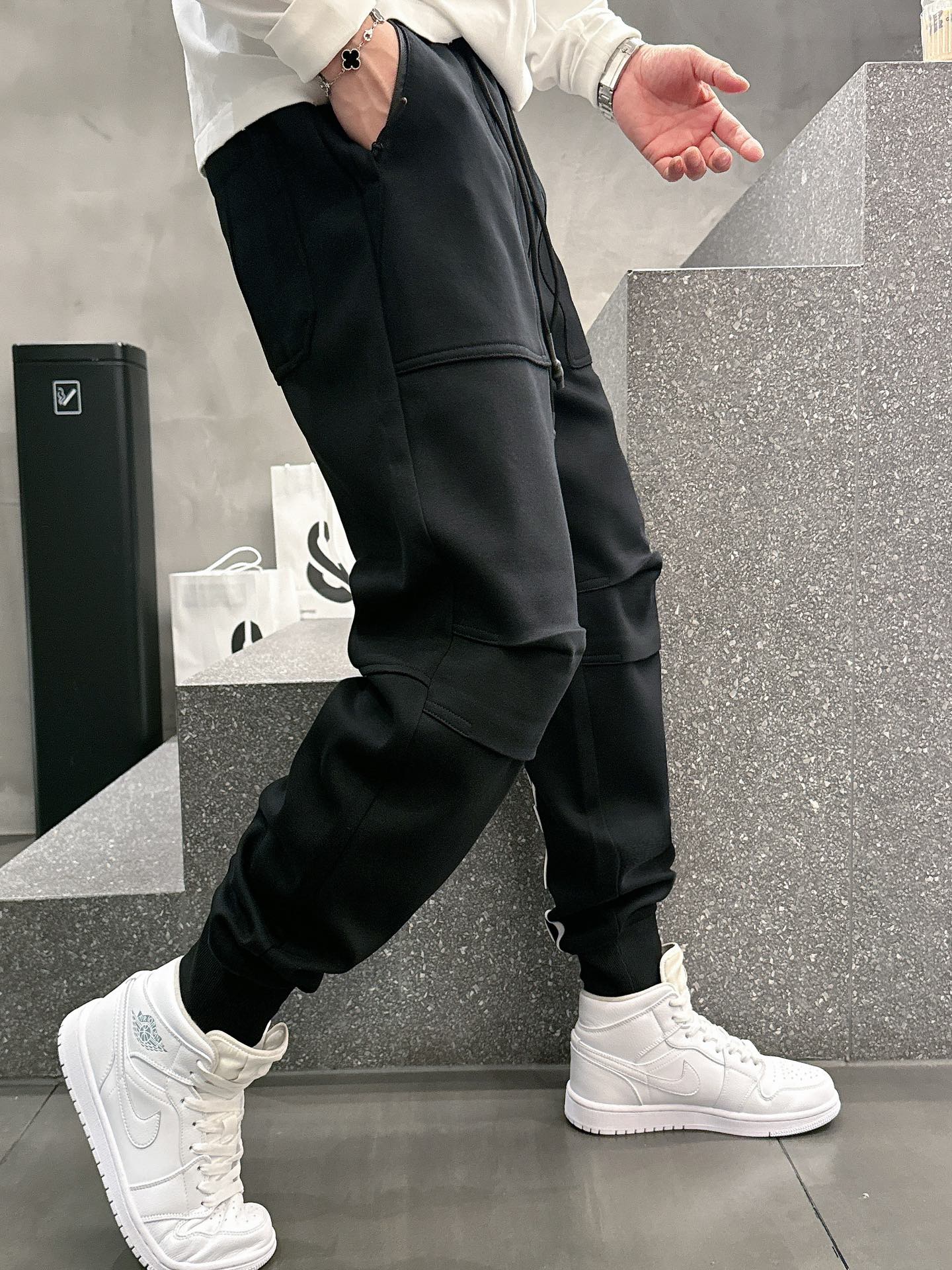 New 2025 Leisure Pants: Classic Logo, Custom Fabrics, Great Comfort, Visibility. Sizes M-3XL. - 图片 3