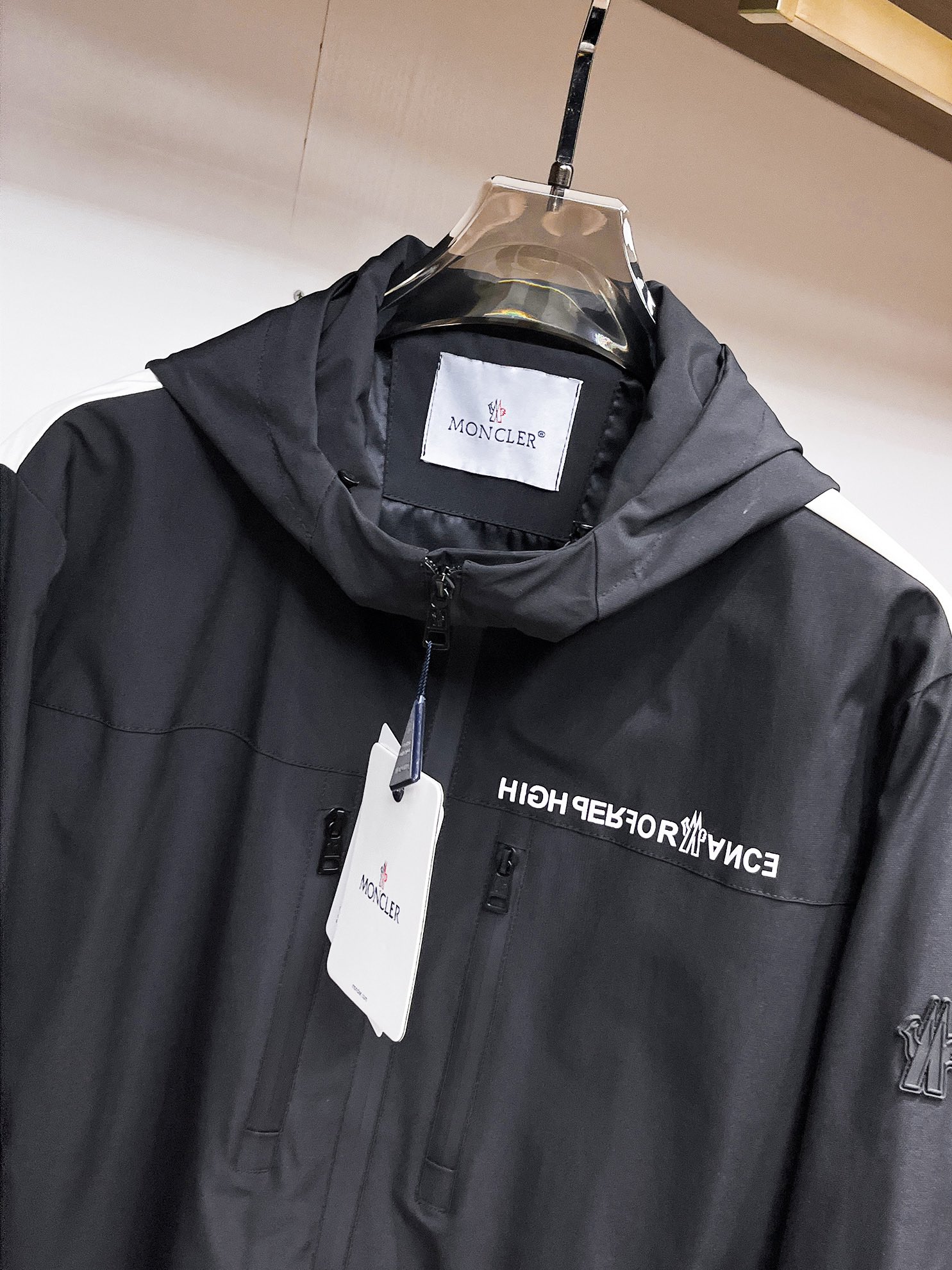 מעיל מקורי חדש לגברים Moncler עם כובע 4 i1727607224 1997 5
