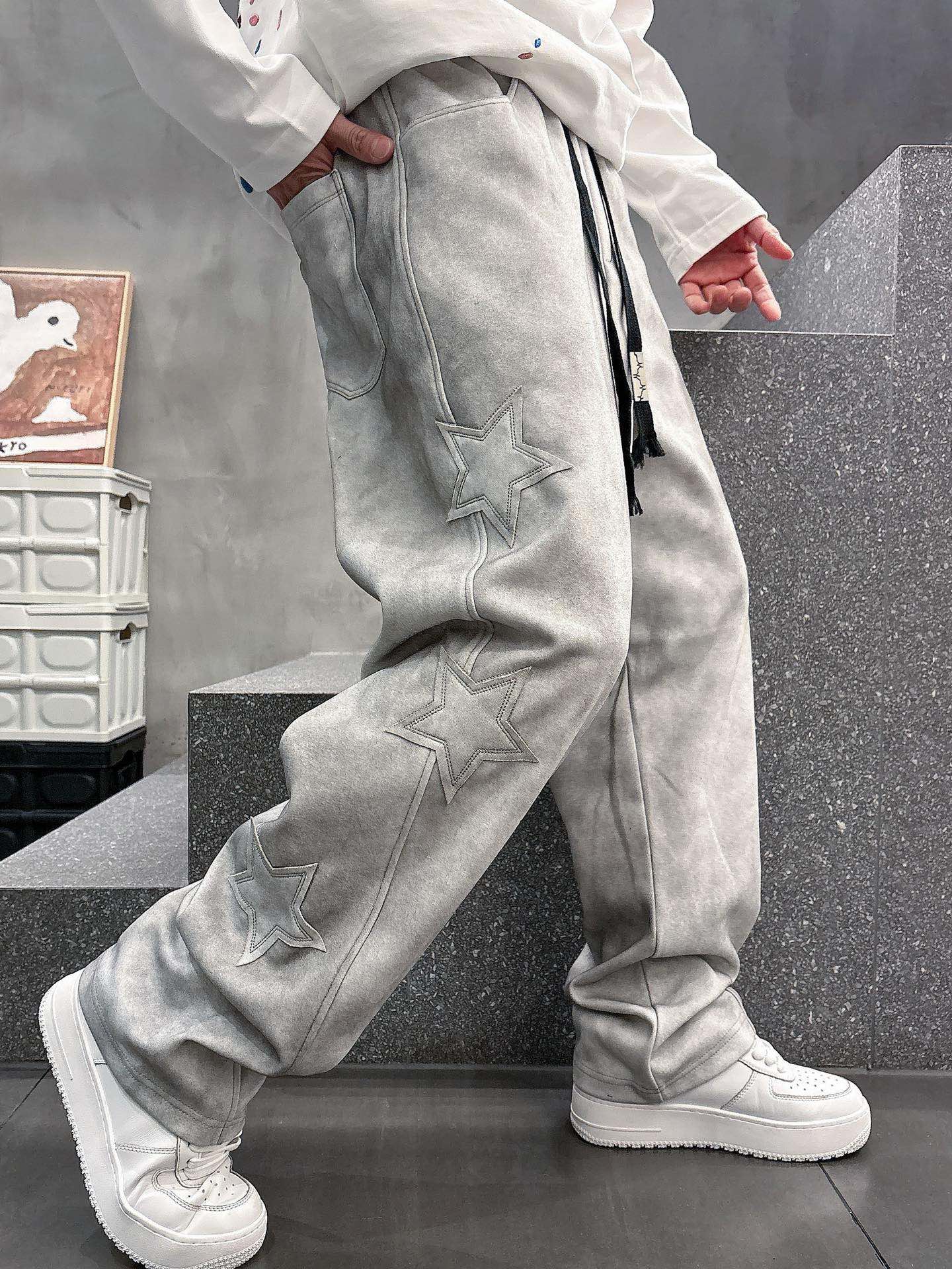“2025 Spring New Leisure Pants with Classic Logo, Custom Fabrics, and Great Comforts” - 图片 3