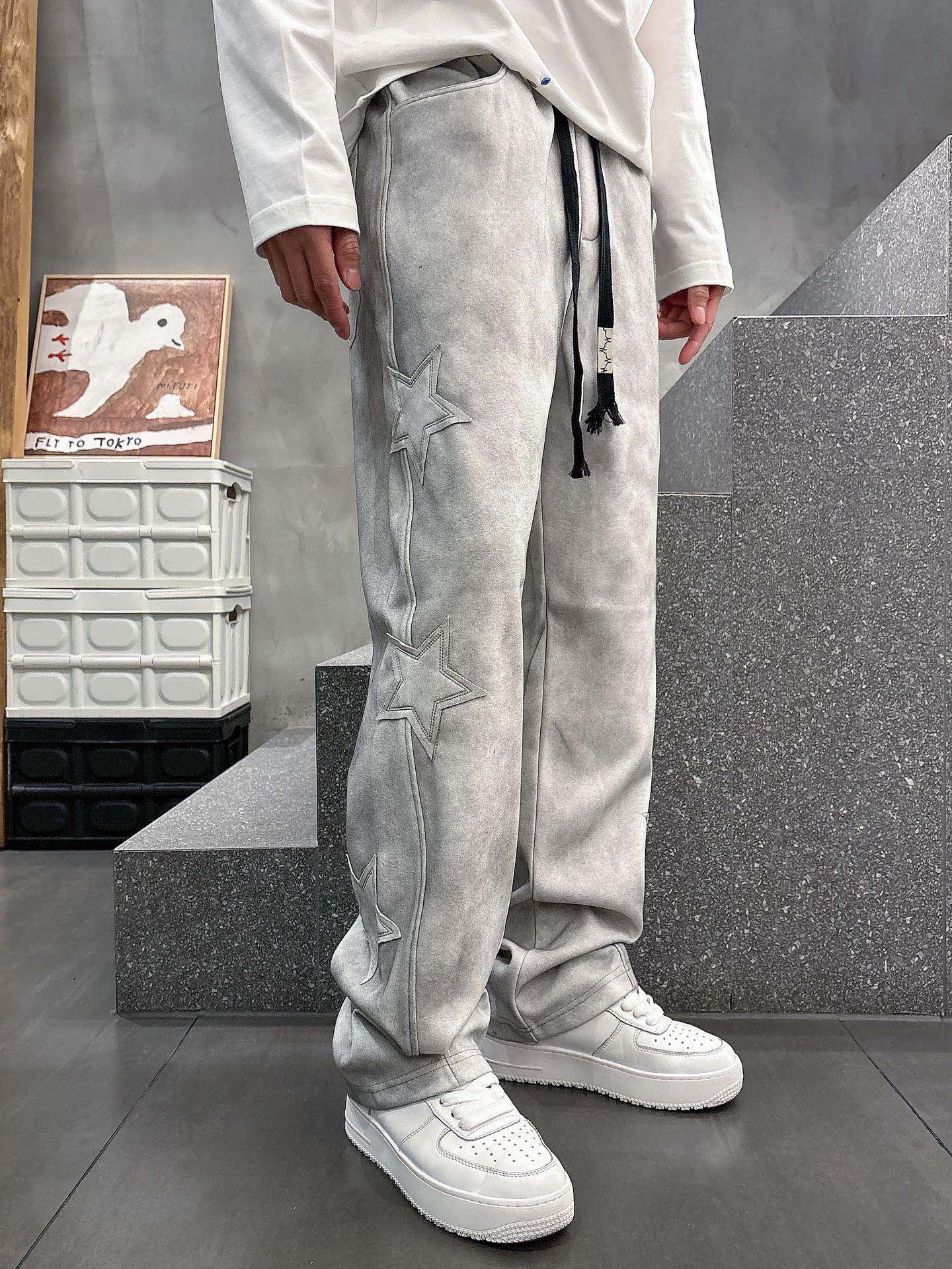 “2025 Spring New Leisure Pants with Classic Logo, Custom Fabrics, and Great Comforts” - 图片 9