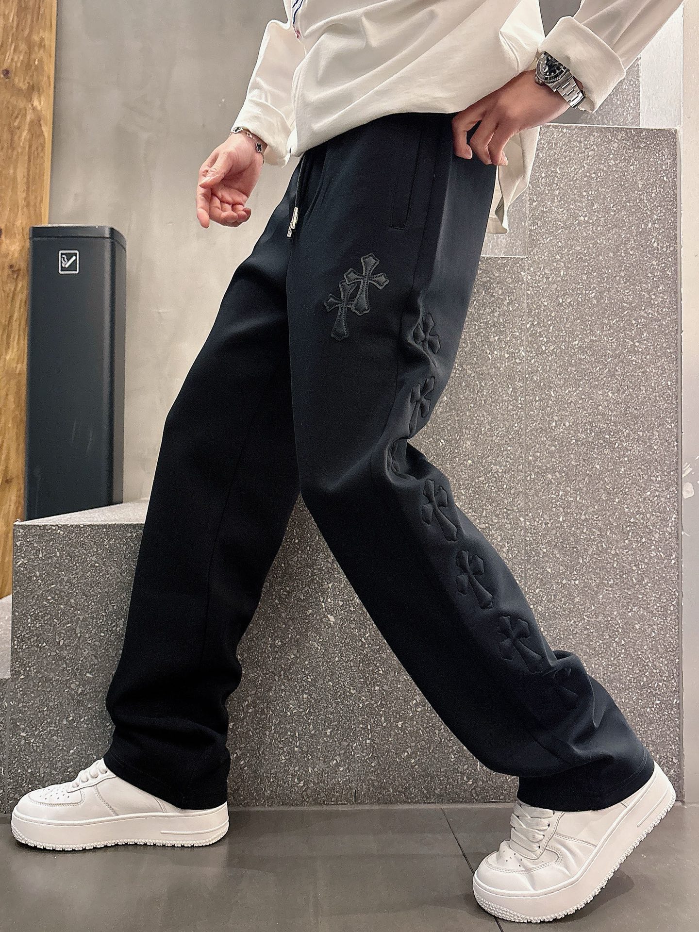 CROCSON 2025 Spring New Leisure Pants: Classic Logo, Custom Fabrics, Great Comfort. - 图片 1
