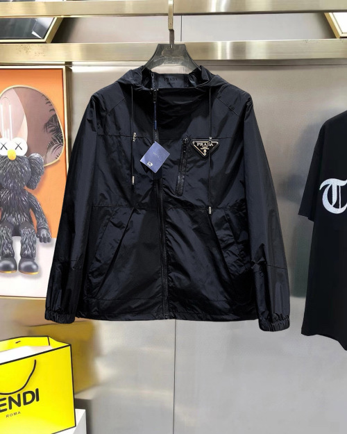Prada 2025SS Spring New Men's Jacket, High-end Fabric, Comfortable Fit
