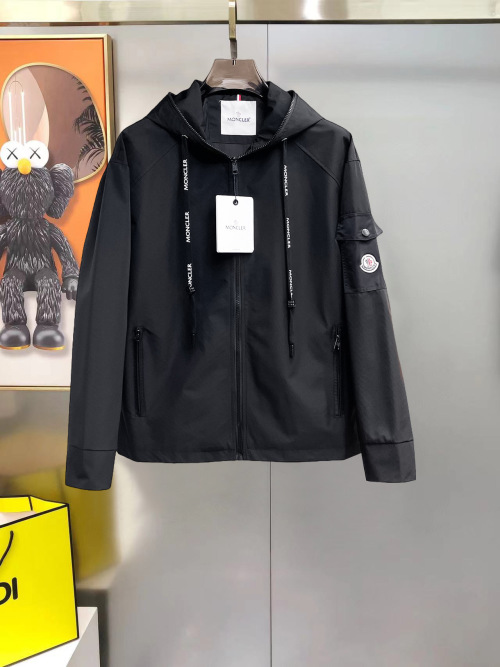 Moncler Men's 2025SS Spring Lightweight Hooded Jacket - Comfortable & Breathable 1 Moncler Men's 2025SS Spring Lightweight Hooded Jacket - Comfortable & Breathable